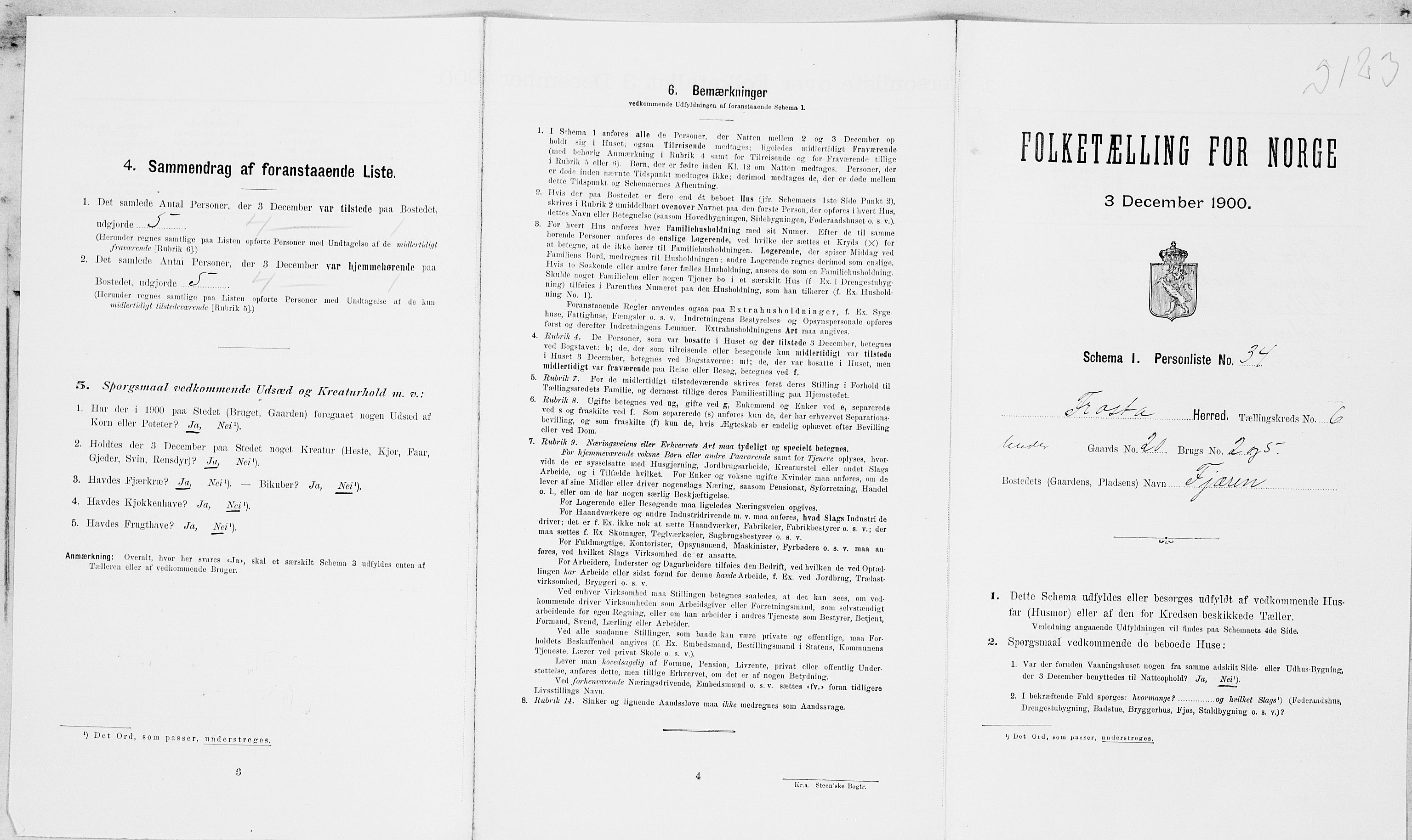 SAT, Folketelling 1900 for 1717 Frosta herred, 1900, s. 799