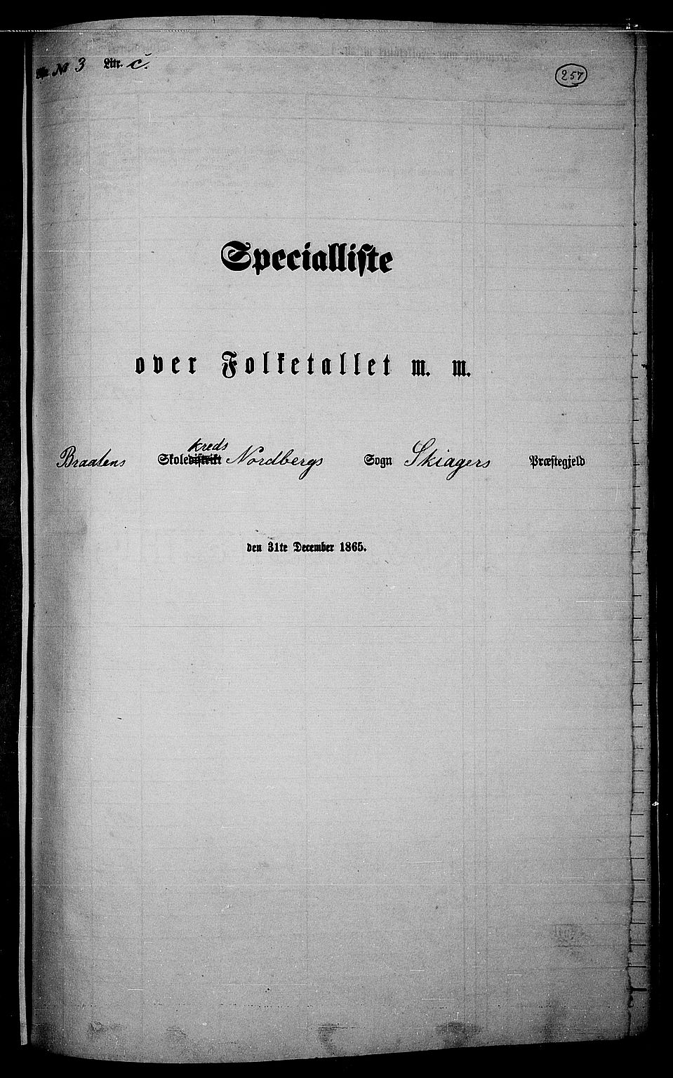 RA, Folketelling 1865 for 0513P Skjåk prestegjeld, 1865, s. 98