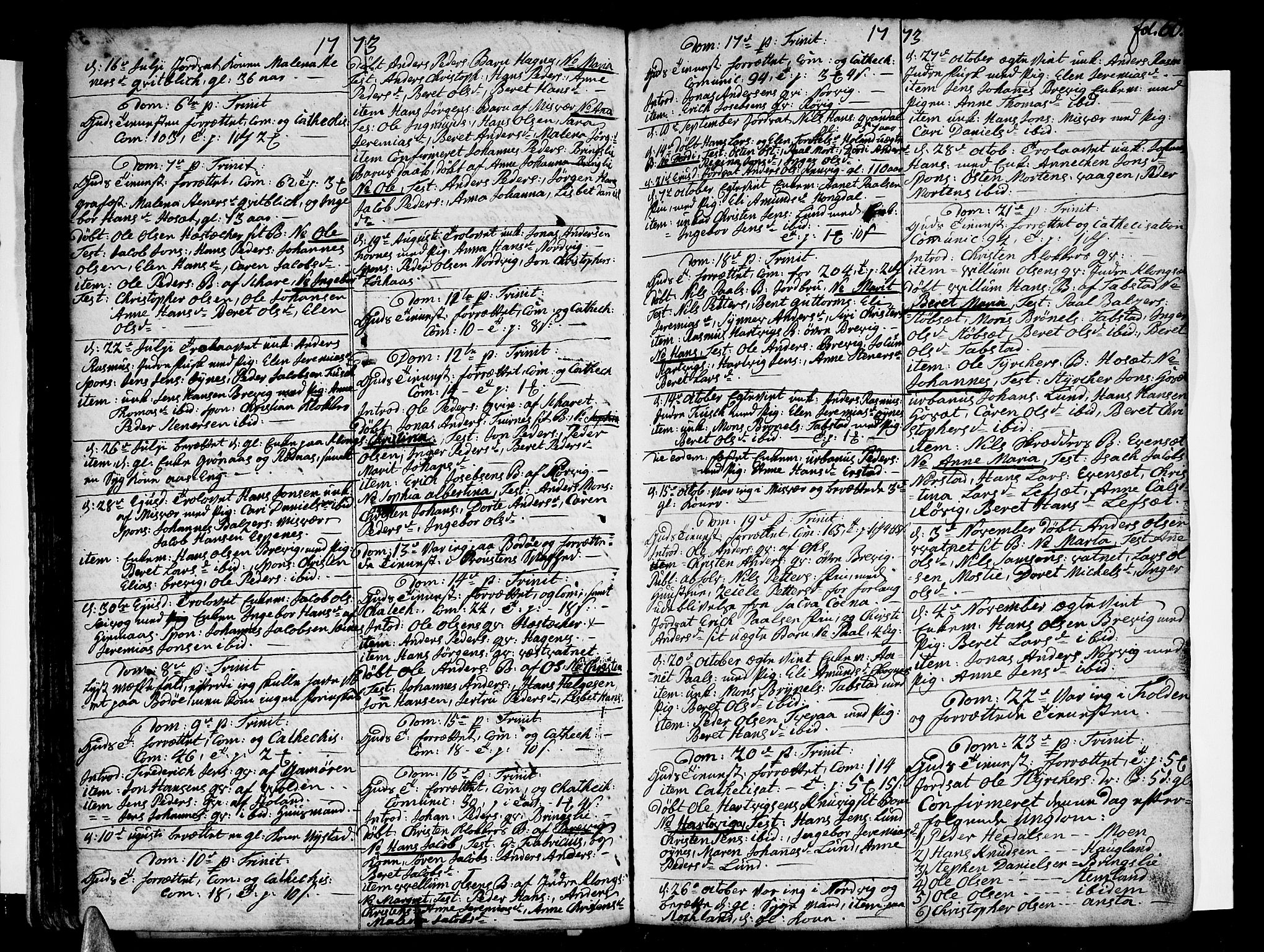 Ministerialprotokoller, klokkerbøker og fødselsregistre - Nordland, AV/SAT-A-1459/852/L0735: Ministerialbok nr. 852A05, 1762-1820, s. 60