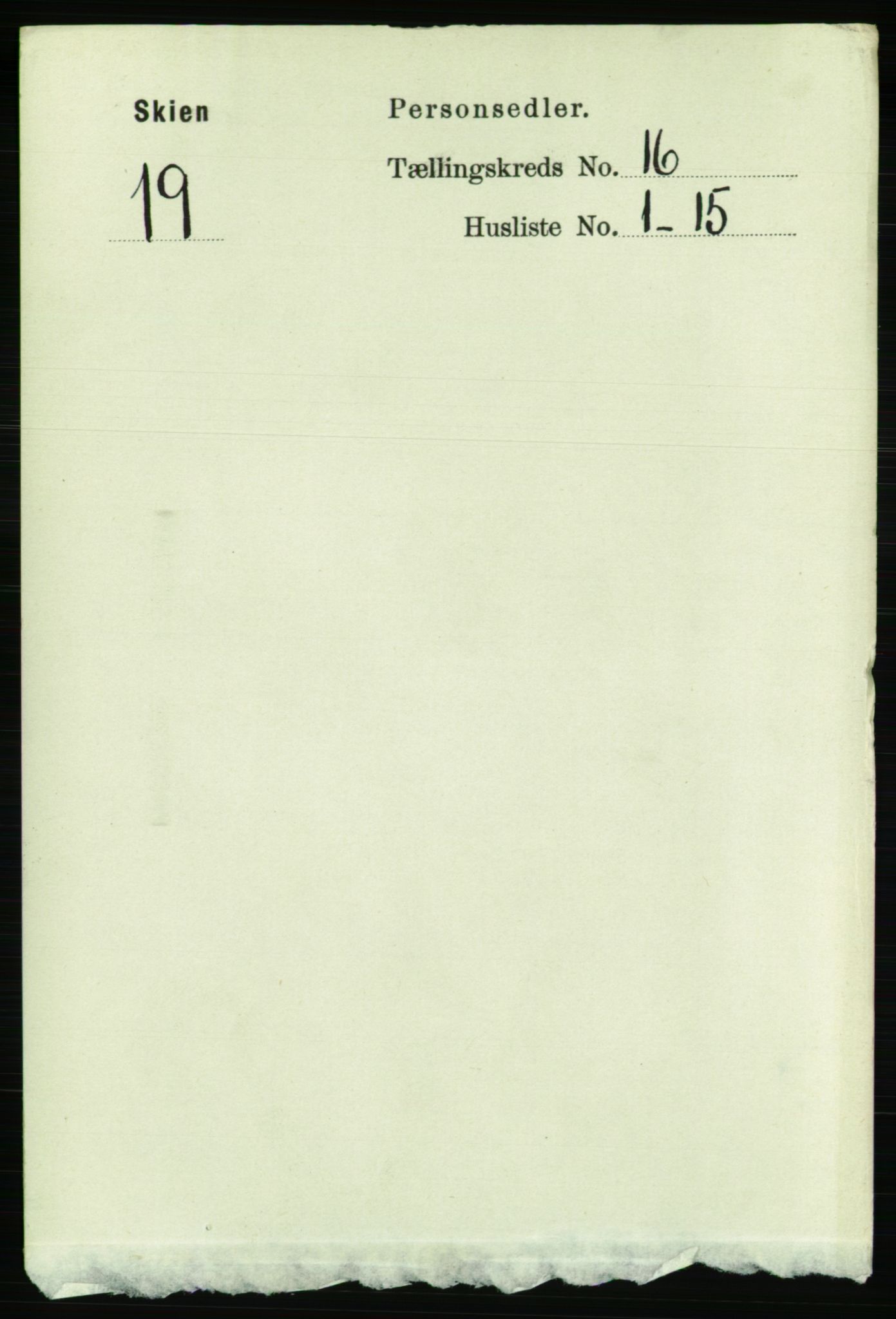 RA, Folketelling 1891 for 0806 Skien kjøpstad, 1891, s. 4553