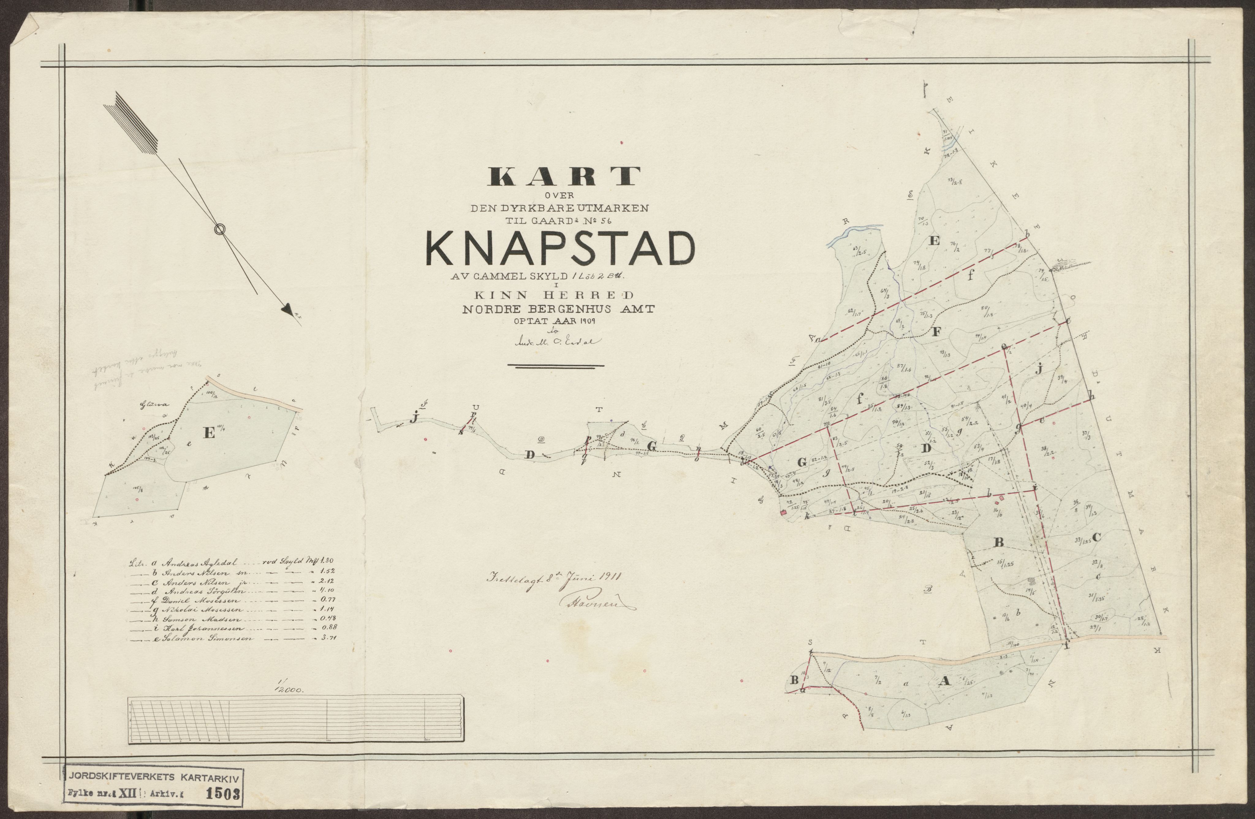 Jordskifteverkets kartarkiv, RA/S-3929/T, 1859-1988, s. 1705