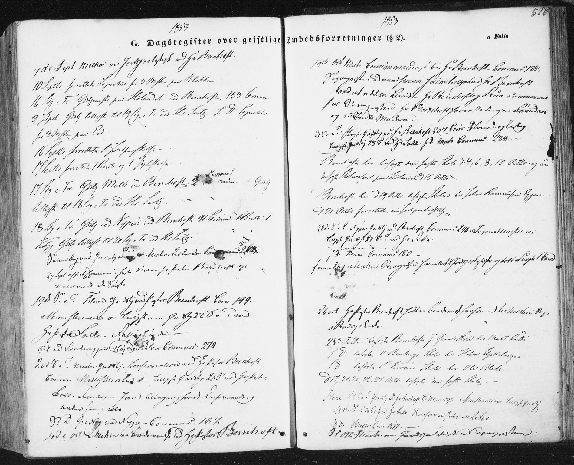 Ministerialprotokoller, klokkerbøker og fødselsregistre - Sør-Trøndelag, SAT/A-1456/691/L1076: Ministerialbok nr. 691A08, 1852-1861, s. 526