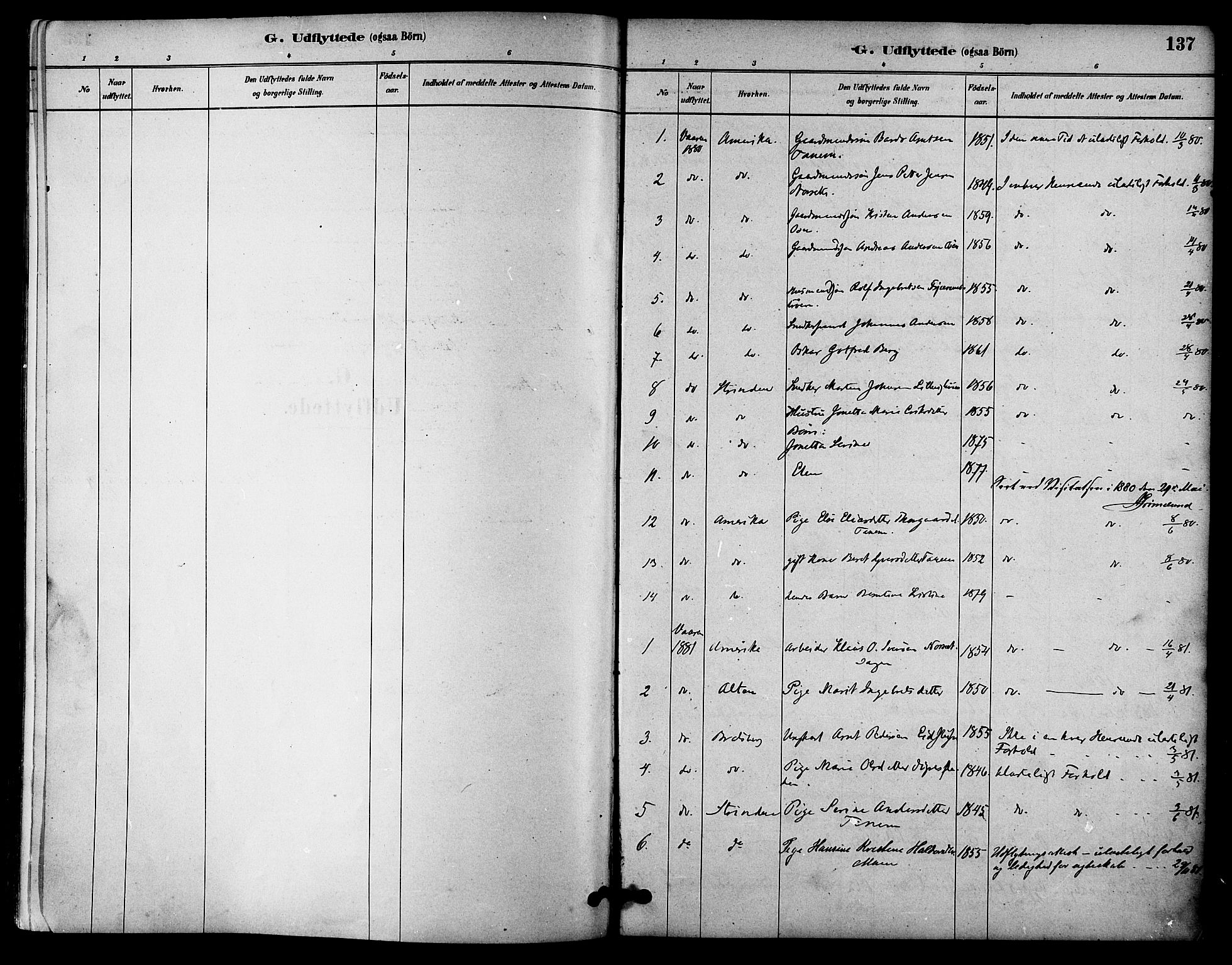 Ministerialprotokoller, klokkerbøker og fødselsregistre - Sør-Trøndelag, AV/SAT-A-1456/618/L0444: Ministerialbok nr. 618A07, 1880-1898, s. 137