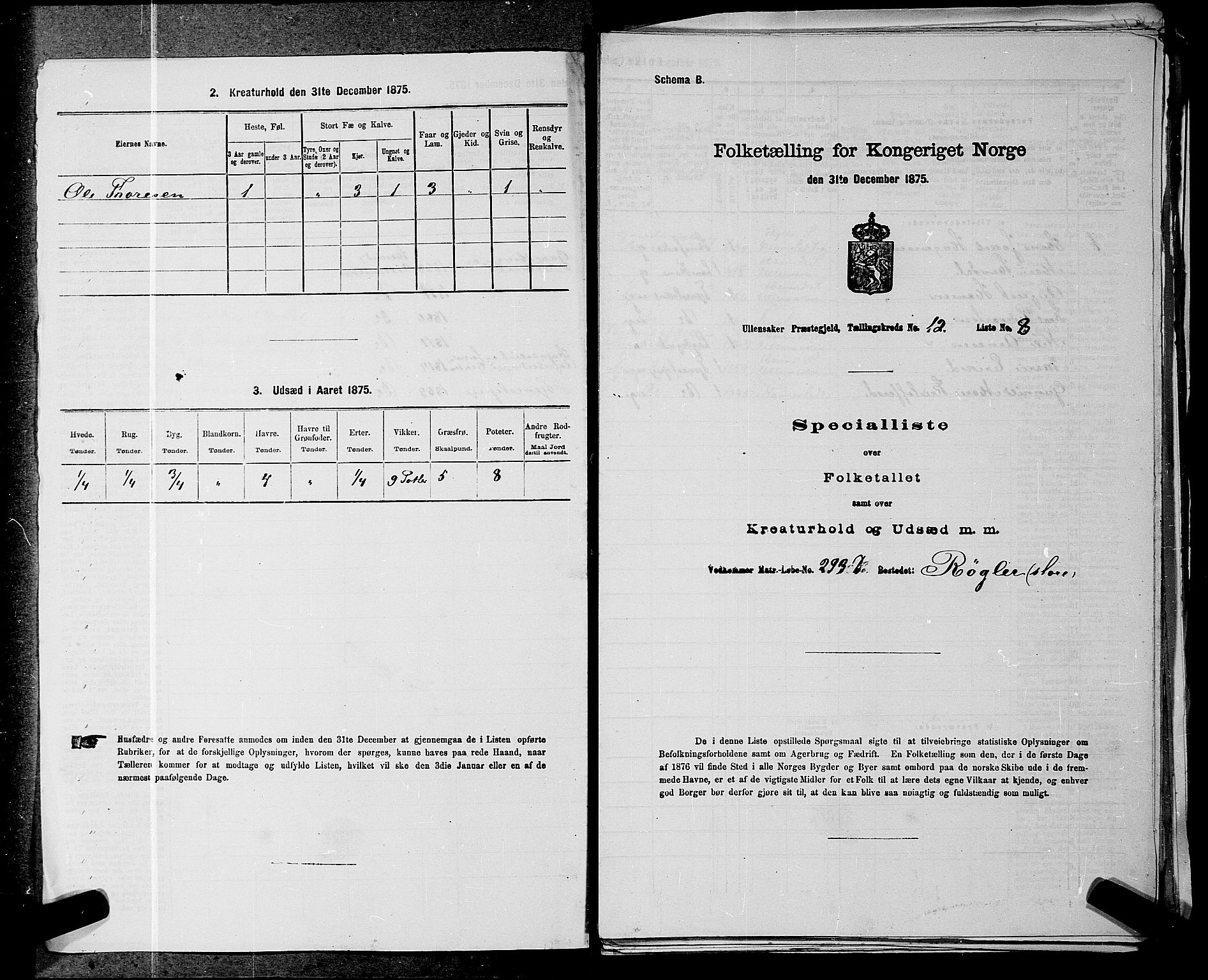 RA, Folketelling 1875 for 0235P Ullensaker prestegjeld, 1875, s. 1730