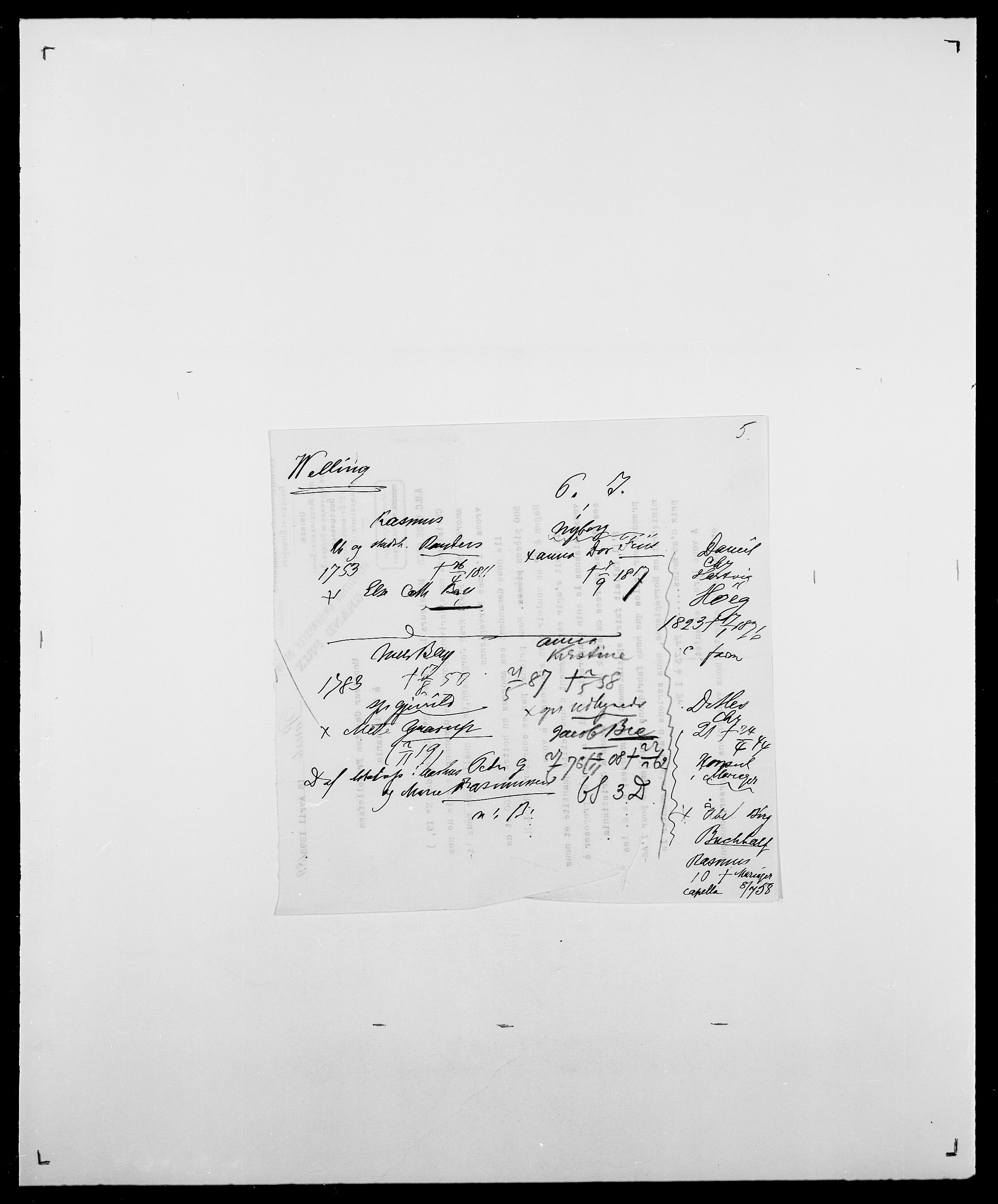Delgobe, Charles Antoine - samling, AV/SAO-PAO-0038/D/Da/L0040: Usgaard - Velund, s. 625