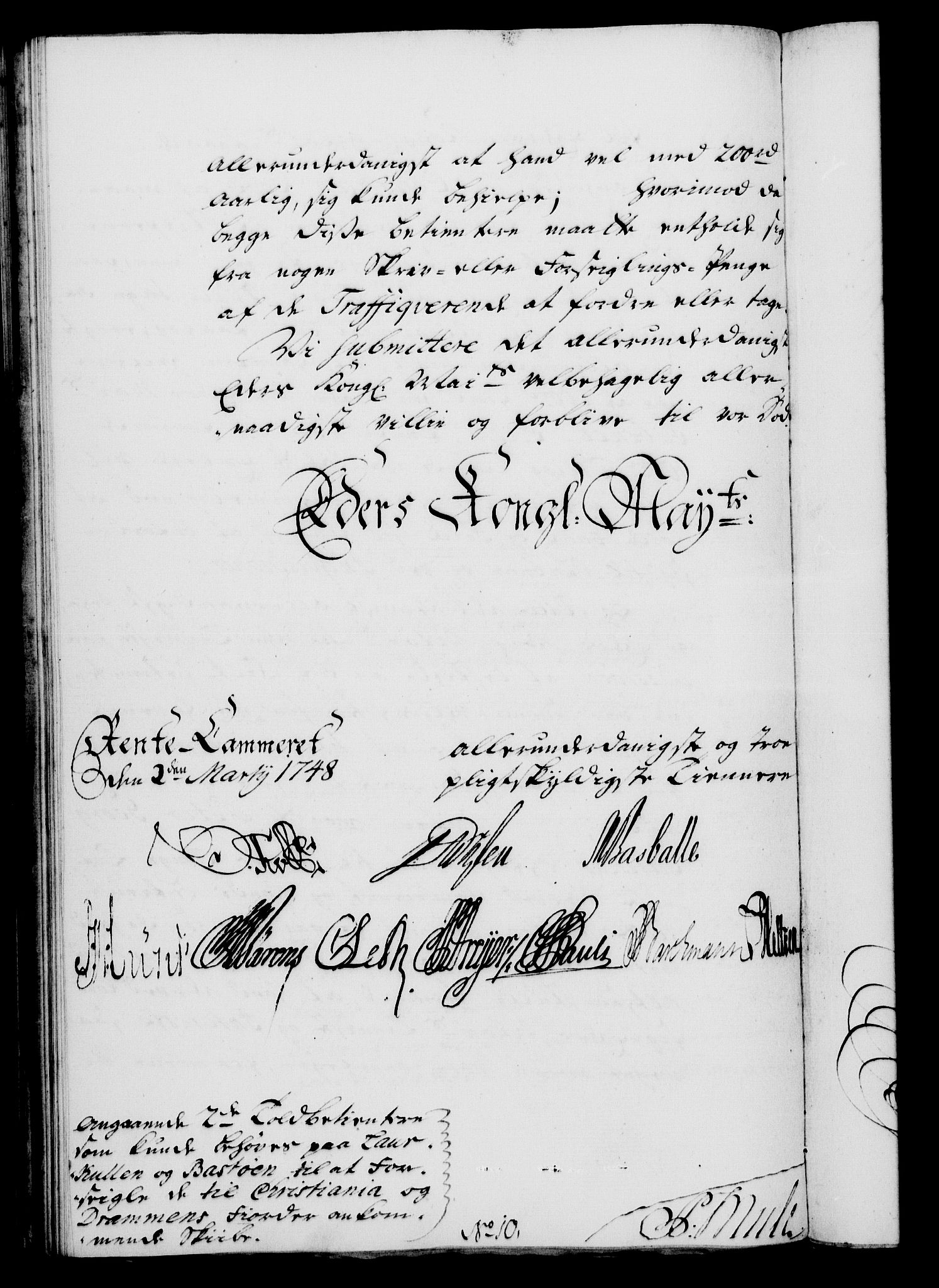 Rentekammeret, Kammerkanselliet, AV/RA-EA-3111/G/Gf/Gfa/L0030: Norsk relasjons- og resolusjonsprotokoll (merket RK 52.30), 1748, s. 189