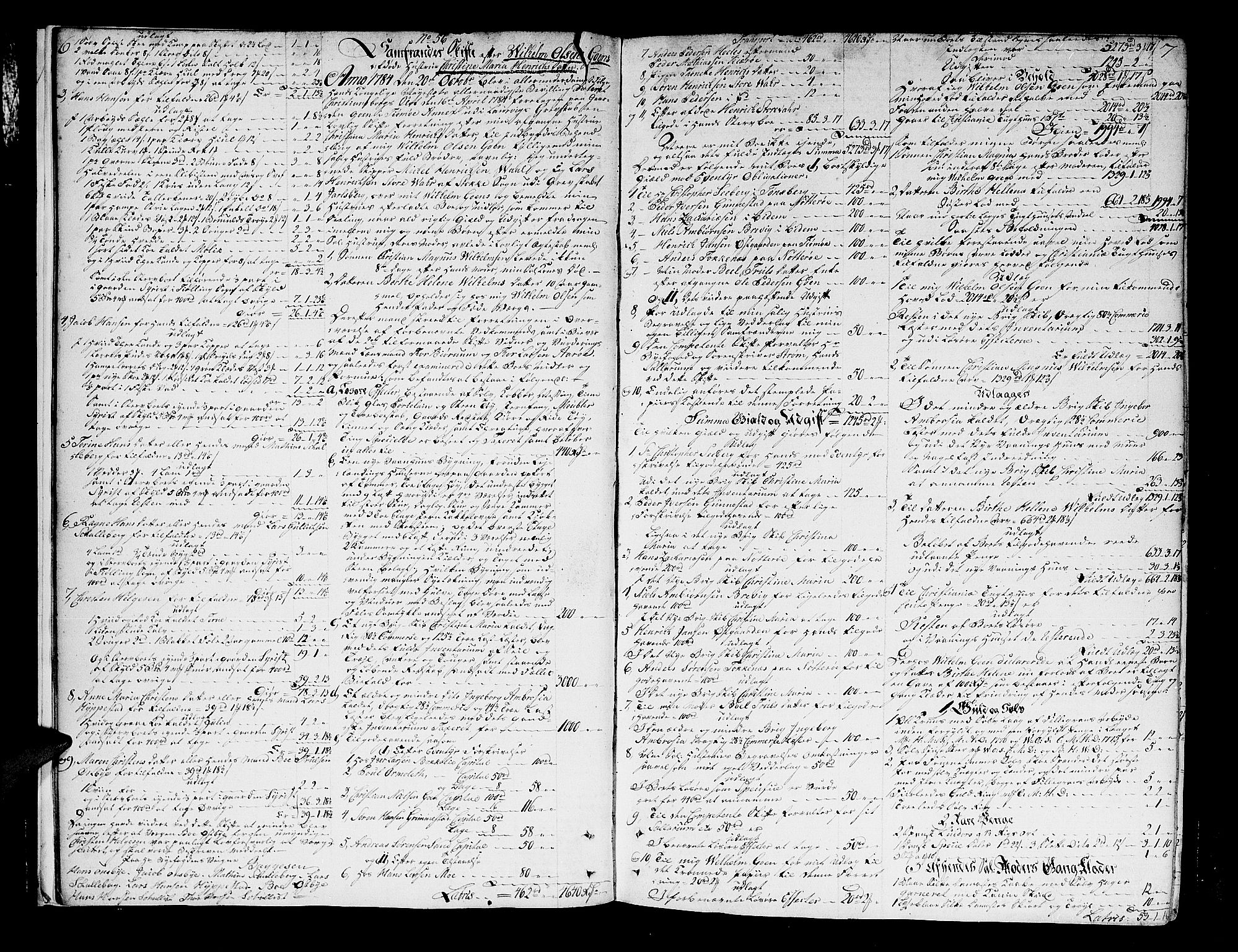 Larvik sorenskriveri, AV/SAKO-A-83/H/Hd/Hda/L0013a: Skifteprotokoll, 1784-1793, s. 6-7