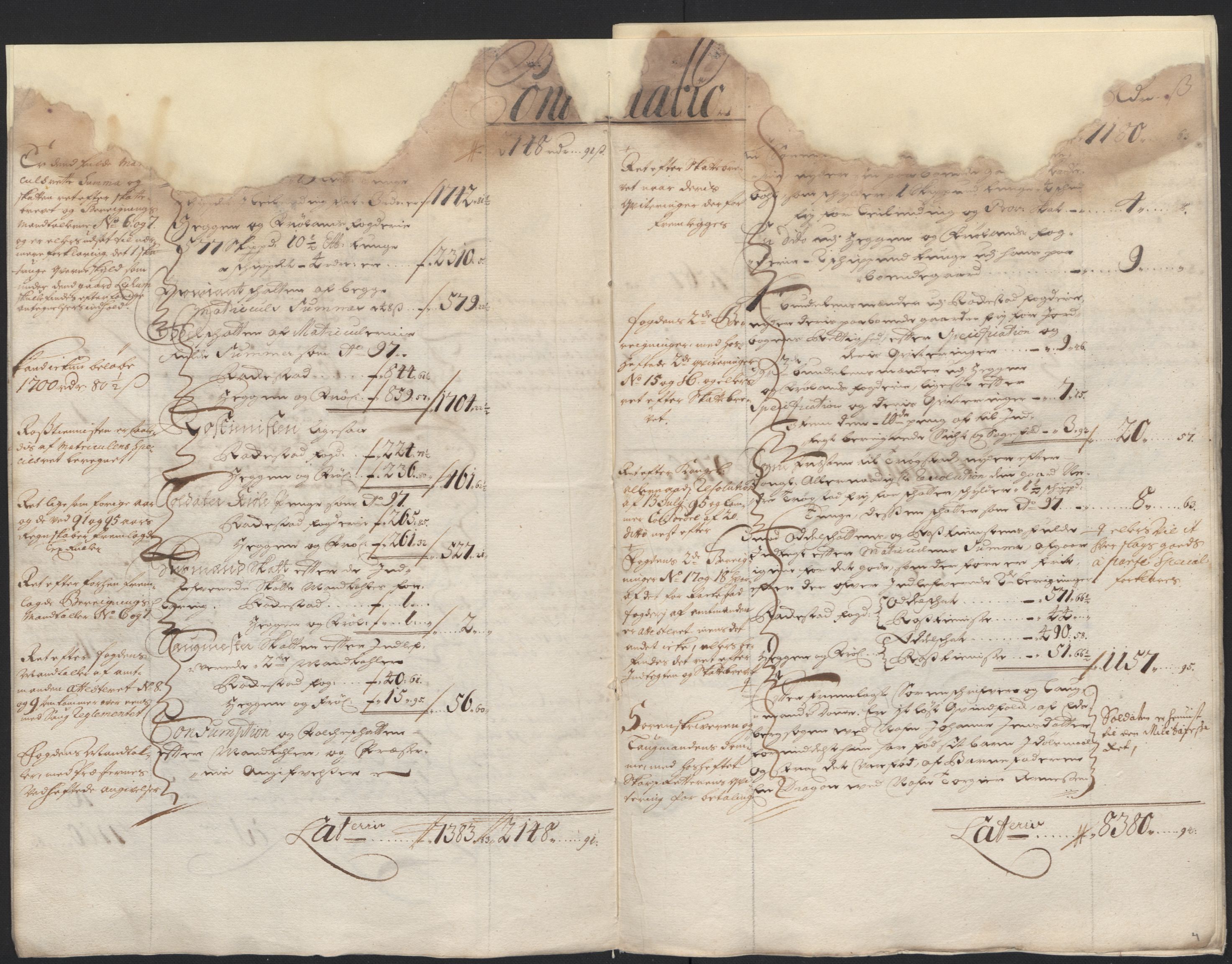 Rentekammeret inntil 1814, Reviderte regnskaper, Fogderegnskap, AV/RA-EA-4092/R07/L0288: Fogderegnskap Rakkestad, Heggen og Frøland, 1698, s. 7