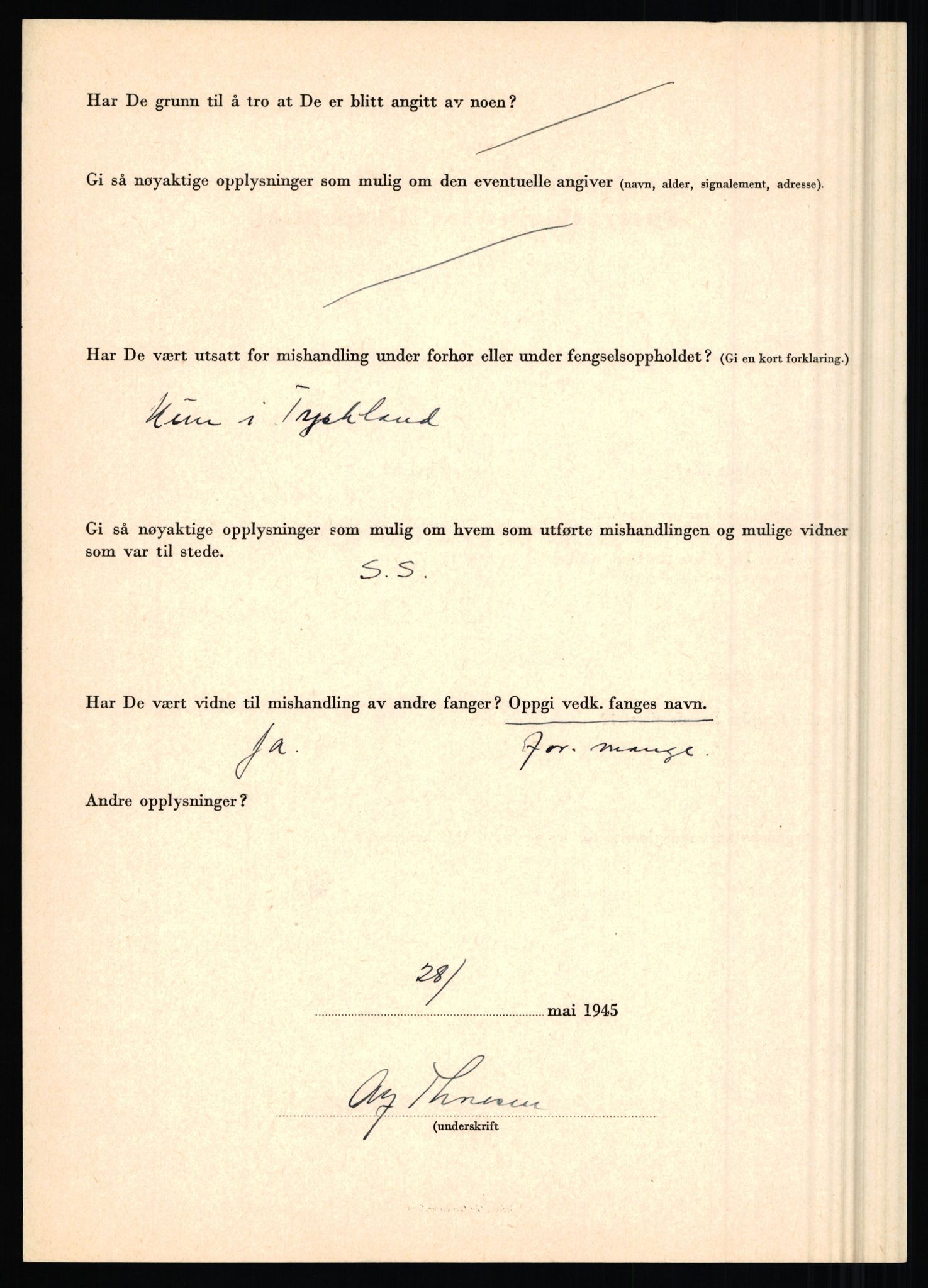 Rikspolitisjefen, AV/RA-S-1560/L/L0017: Tidemann, Hermann G. - Veum, Tjostolv, 1940-1945, s. 188