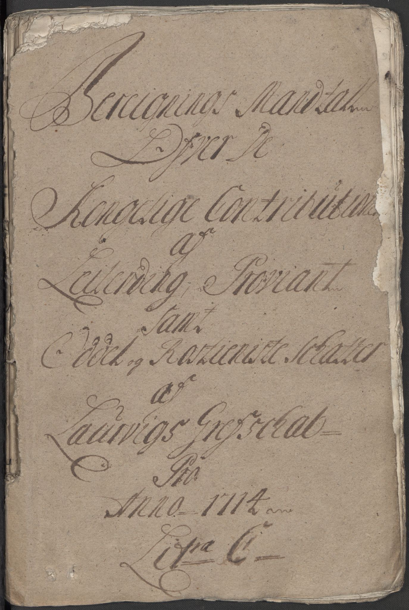 Rentekammeret inntil 1814, Reviderte regnskaper, Fogderegnskap, RA/EA-4092/R33/L1986: Fogderegnskap Larvik grevskap, 1714-1715, s. 42