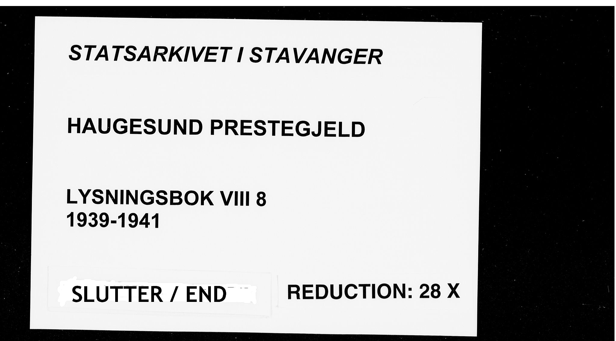 Haugesund sokneprestkontor, AV/SAST-A -101863/I/Ie/L0008: Lysningsprotokoll nr. VIII 8, 1936-1941