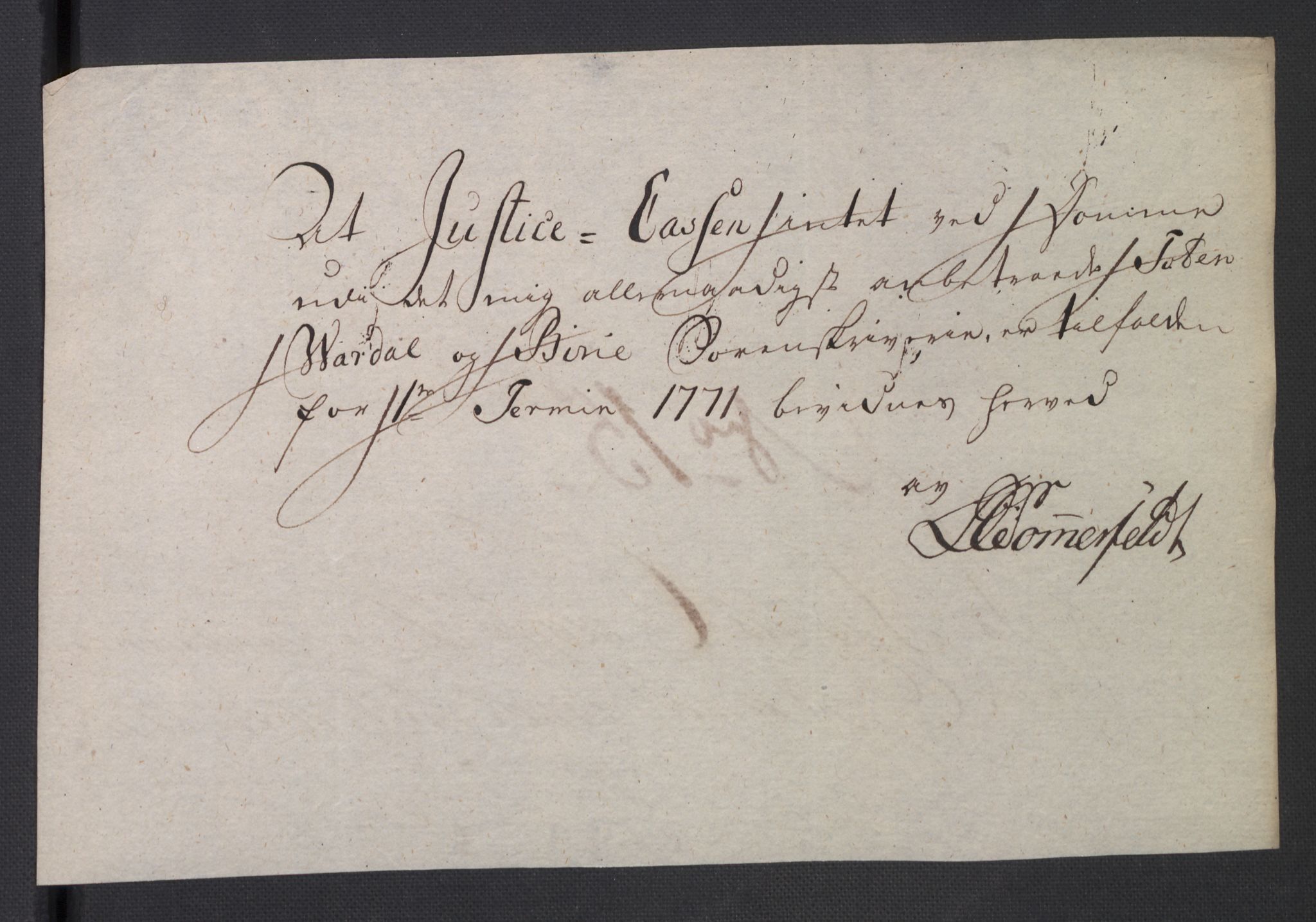 Rentekammeret inntil 1814, Reviderte regnskaper, Mindre regnskaper, RA/EA-4068/Rb/L0014: Opplands amt, 1771-1779, s. 334