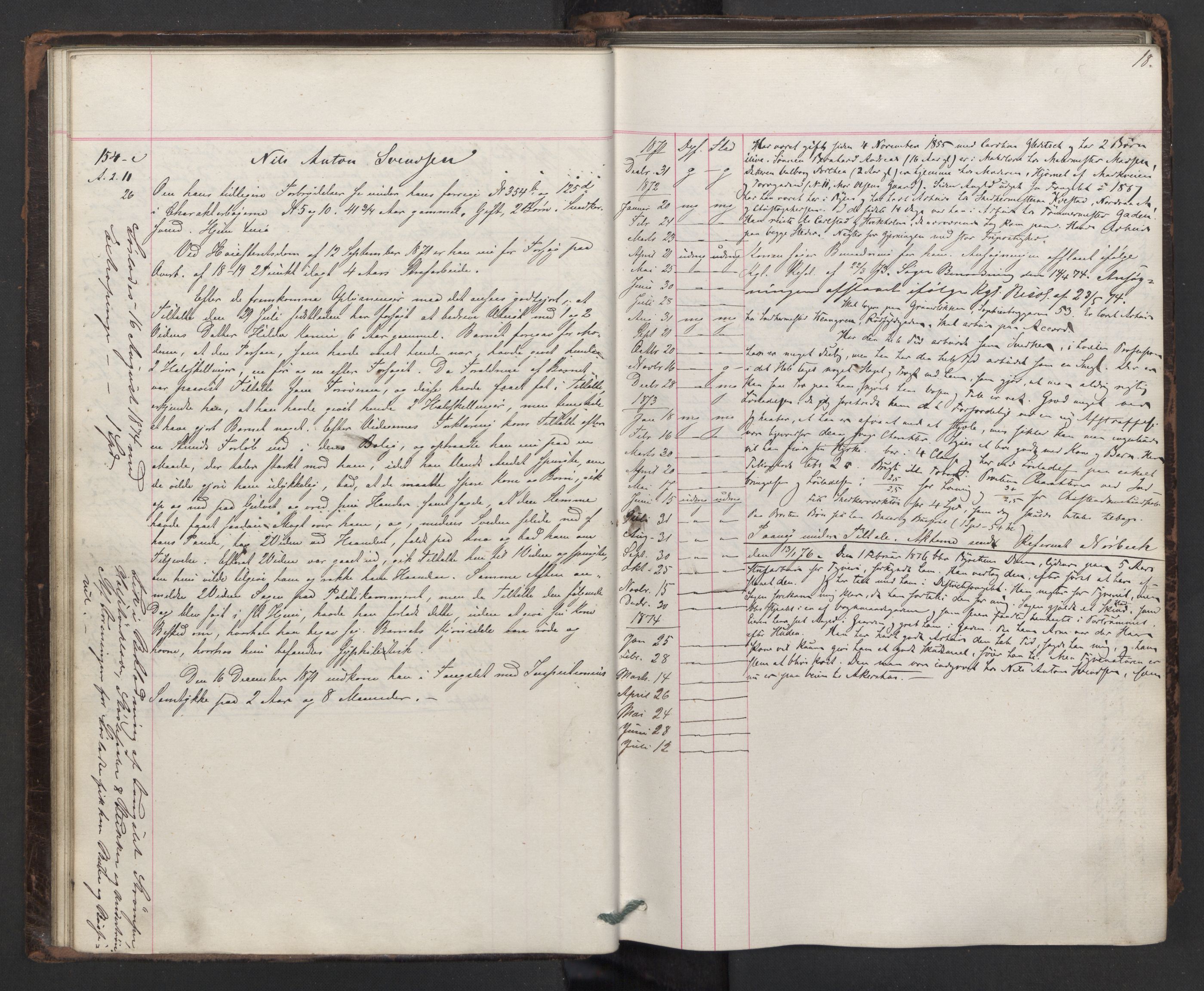 Botsfengslet, AV/RA-S-1539/D/Db/Dbb/L0014: 137e - 437e, 1871-1873, s. 18