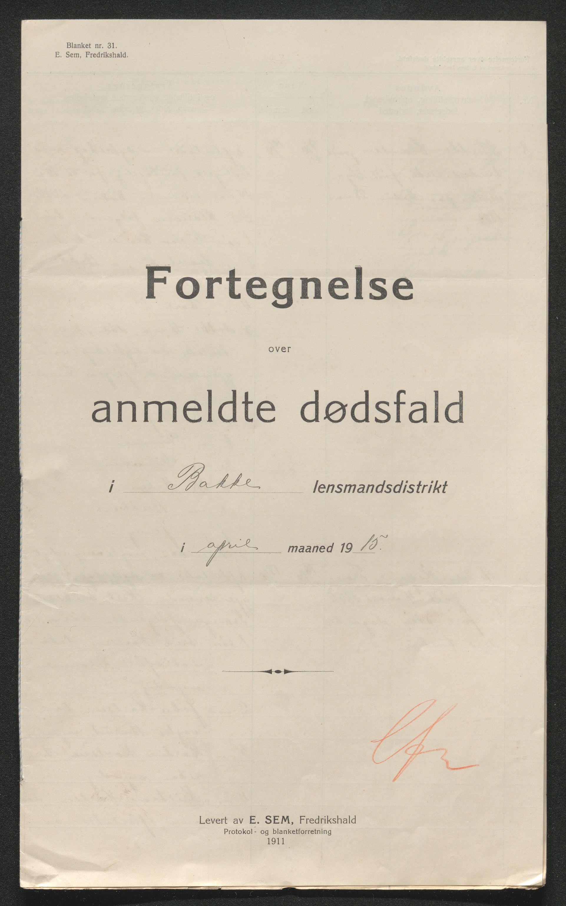 Eiker, Modum og Sigdal sorenskriveri, AV/SAKO-A-123/H/Ha/Hab/L0037: Dødsfallsmeldinger, 1914-1915, s. 1070