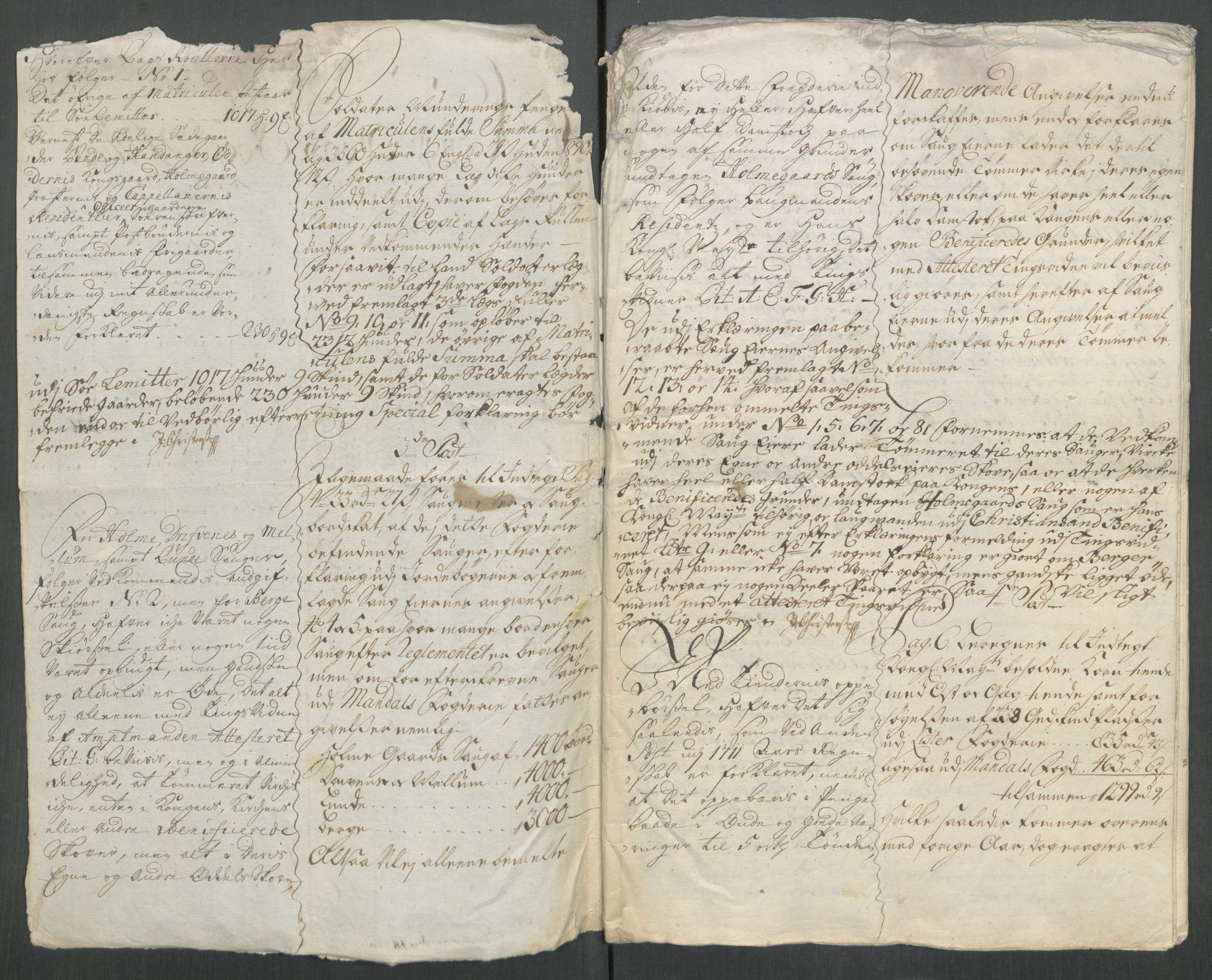 Rentekammeret inntil 1814, Reviderte regnskaper, Fogderegnskap, AV/RA-EA-4092/R43/L2558: Fogderegnskap Lista og Mandal, 1714, s. 230