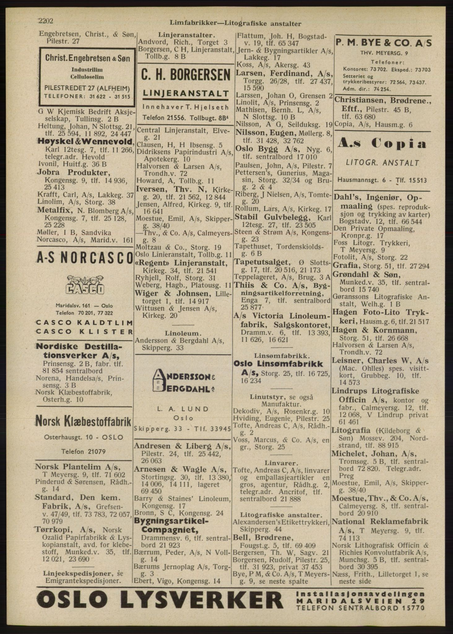 Kristiania/Oslo adressebok, PUBL/-, 1946, s. 2202