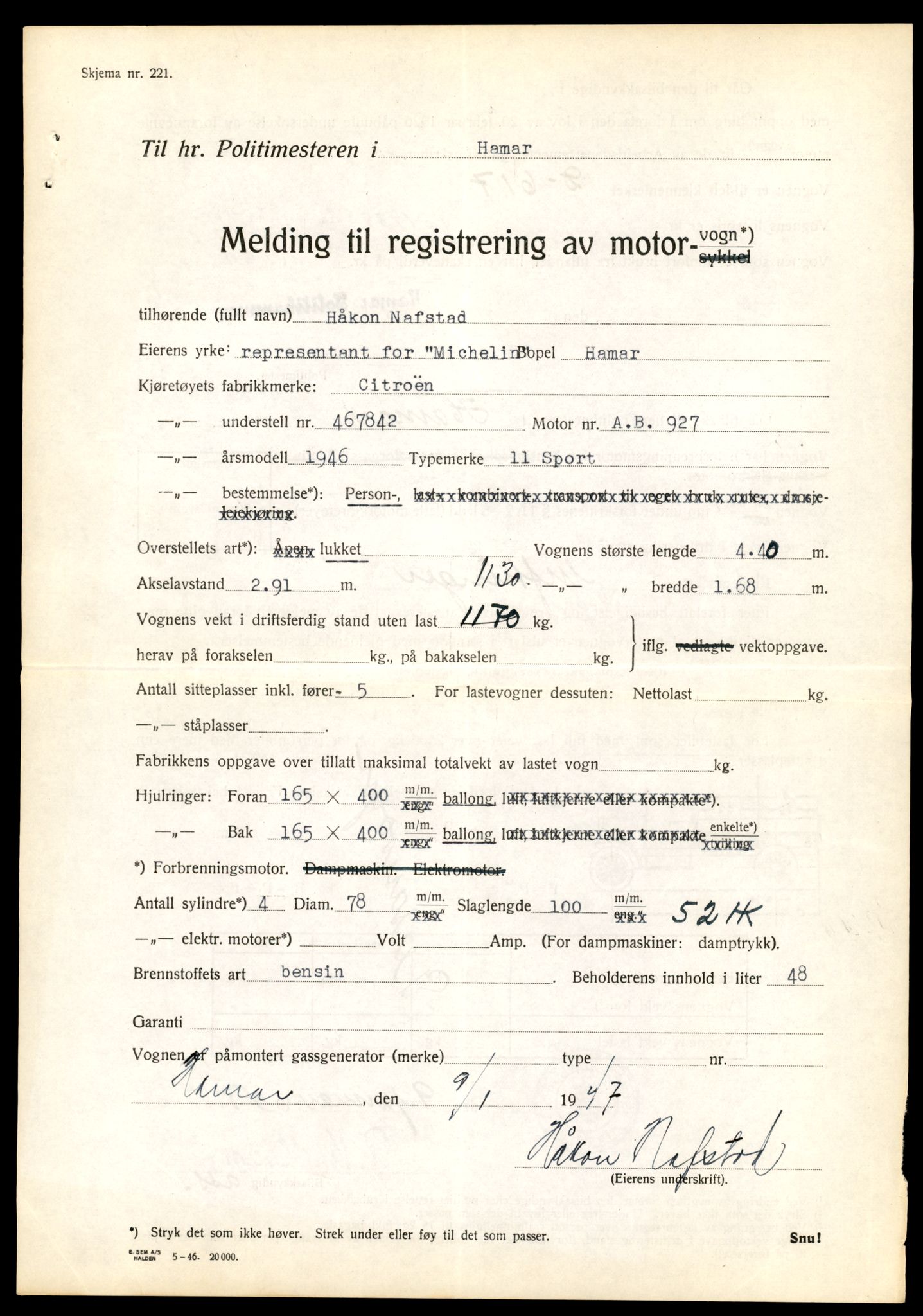 Møre og Romsdal vegkontor - Ålesund trafikkstasjon, AV/SAT-A-4099/F/Fe/L0047: Registreringskort for kjøretøy T 14580 - T 14720, 1927-1998, s. 809