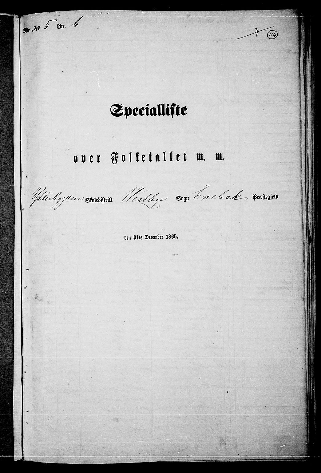 RA, Folketelling 1865 for 0229P Enebakk prestegjeld, 1865, s. 102