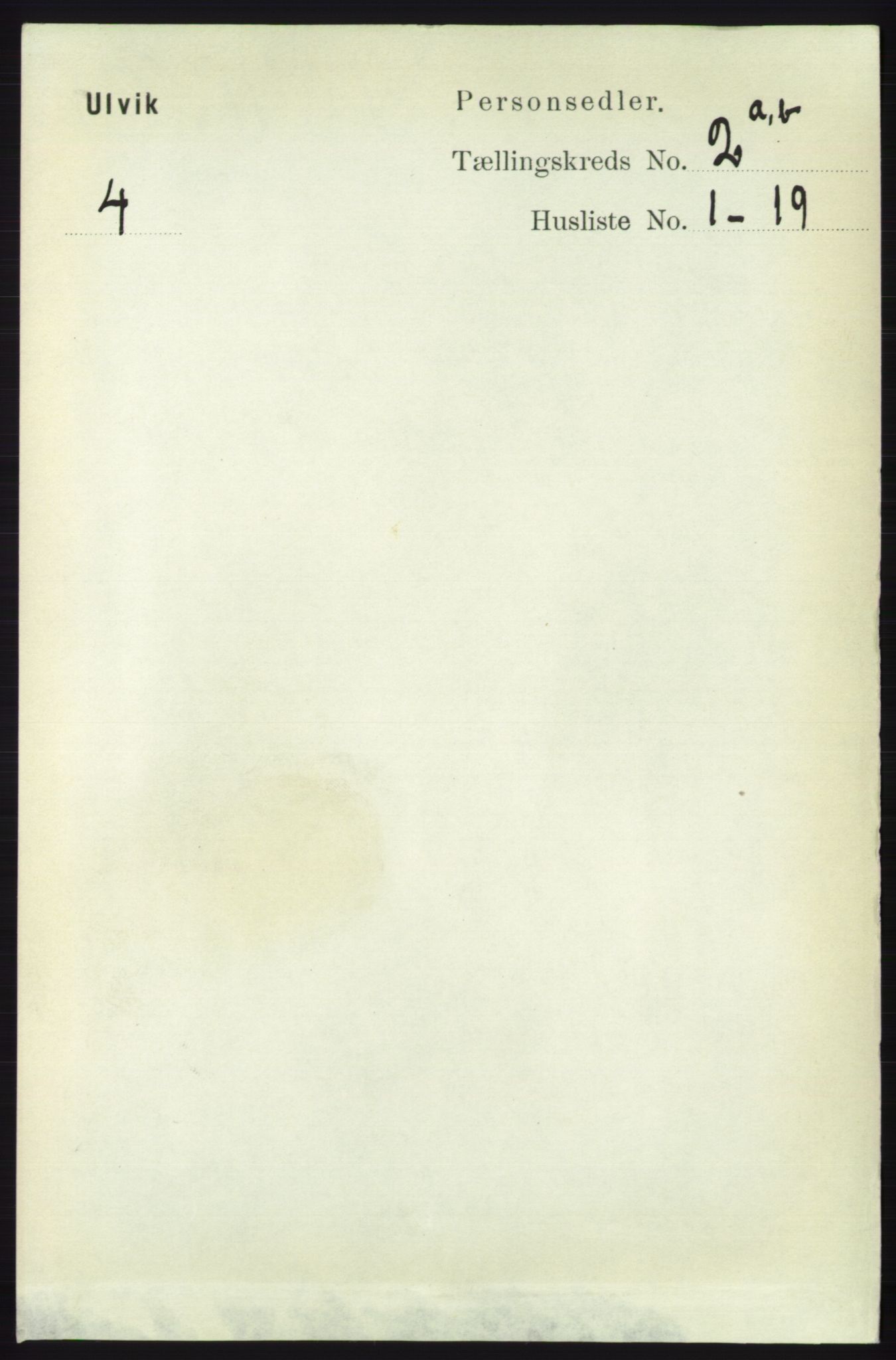 RA, Folketelling 1891 for 1233 Ulvik herred, 1891, s. 232
