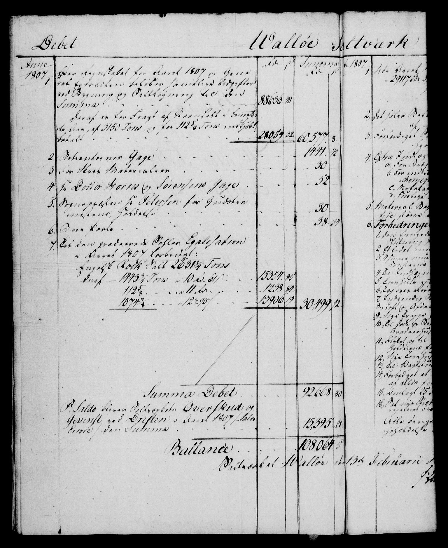 Rentekammeret, Renteskriverkontorene, AV/RA-EA-3115/M/Mf/Mfb/L0008: Relasjons- og resolusjonsprotokoll med register (merket RK 54.14), 1807-1808