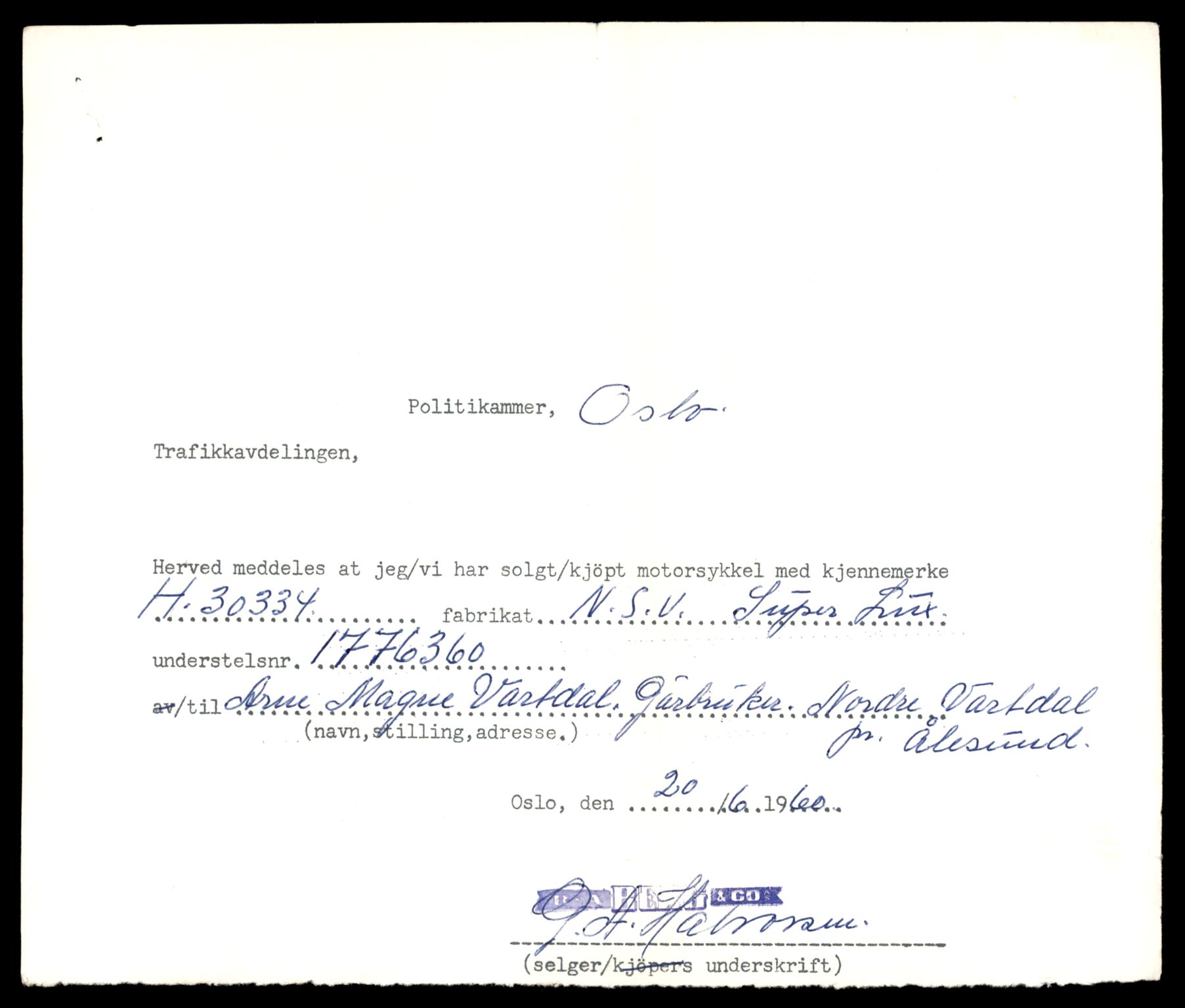 Møre og Romsdal vegkontor - Ålesund trafikkstasjon, AV/SAT-A-4099/F/Fe/L0041: Registreringskort for kjøretøy T 13710 - T 13905, 1927-1998, s. 3013