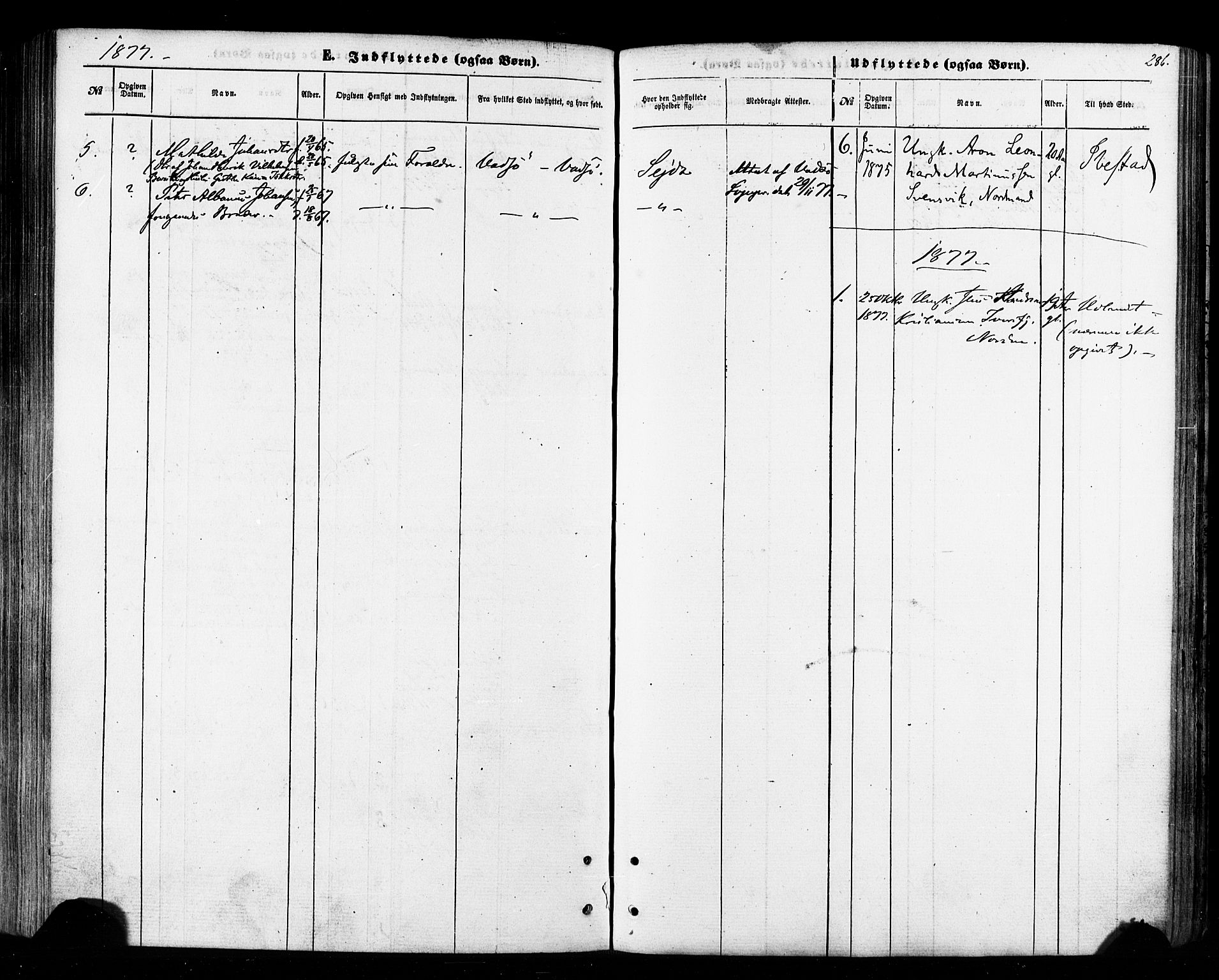 Tana sokneprestkontor, SATØ/S-1334/H/Ha/L0002kirke: Ministerialbok nr. 2 /1, 1861-1877, s. 286