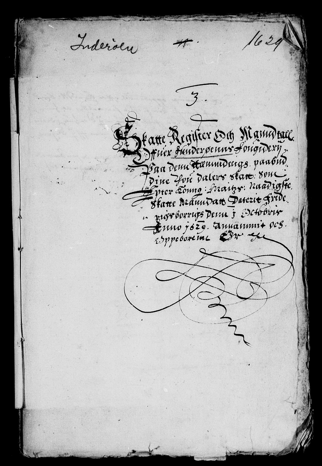 Rentekammeret inntil 1814, Reviderte regnskaper, Lensregnskaper, AV/RA-EA-5023/R/Rb/Rbw/L0042: Trondheim len, 1629-1630
