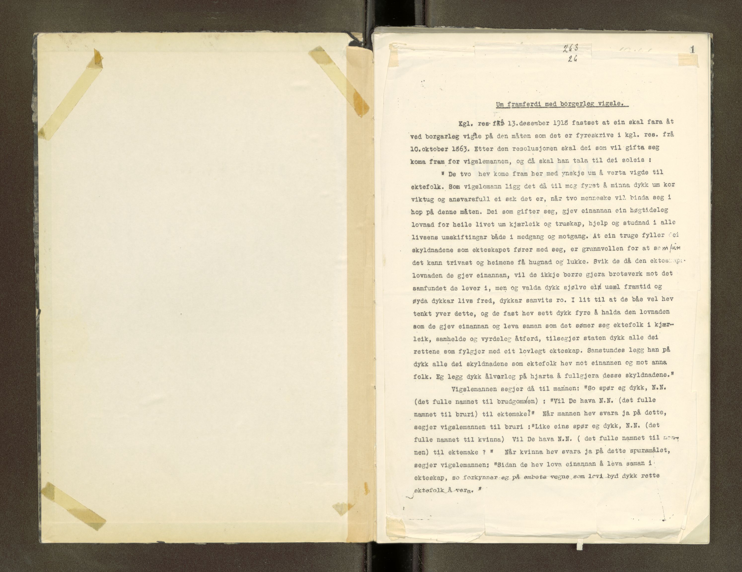Søre Sunnmøre sorenskriveri, AV/SAT-A-4122/1/6/6D/L0003: Vigselsbok, 1944-1966