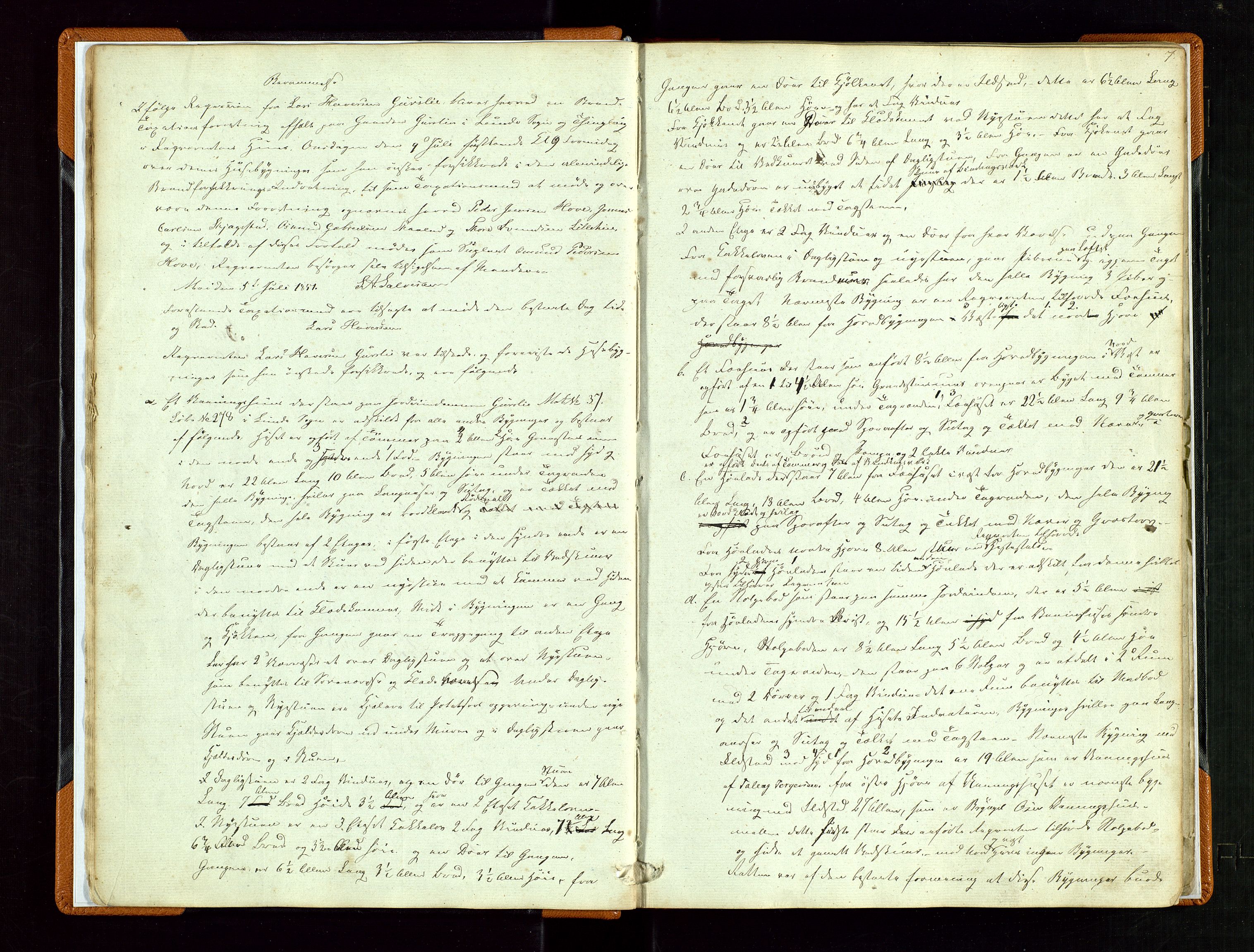 Lund lensmannskontor, AV/SAST-A-100303/Goa/L0001: "Brandtaxations-Protocol", 1848-1878, s. 6b-7a