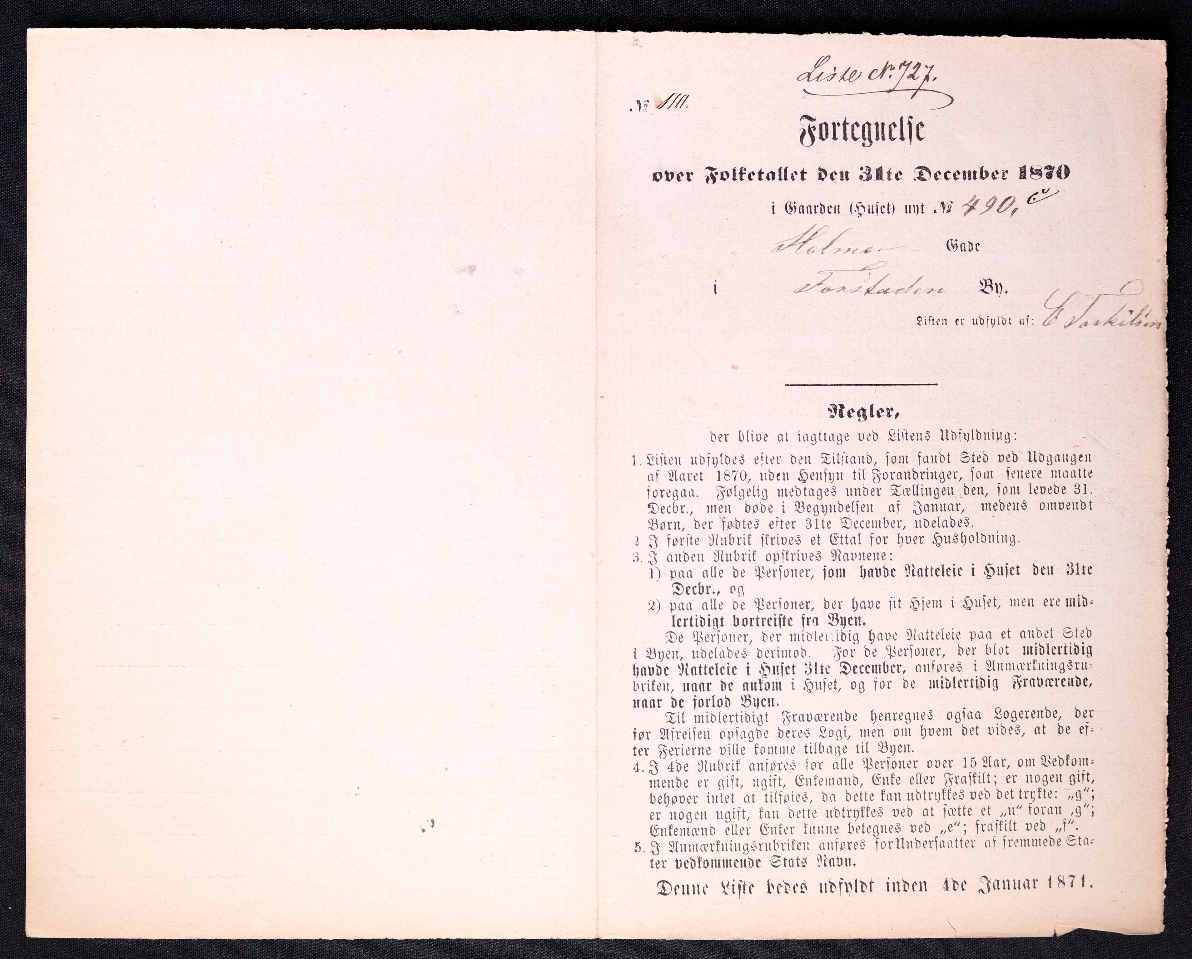 RA, Folketelling 1870 for 0103 Fredrikstad kjøpstad, 1870, s. 1455