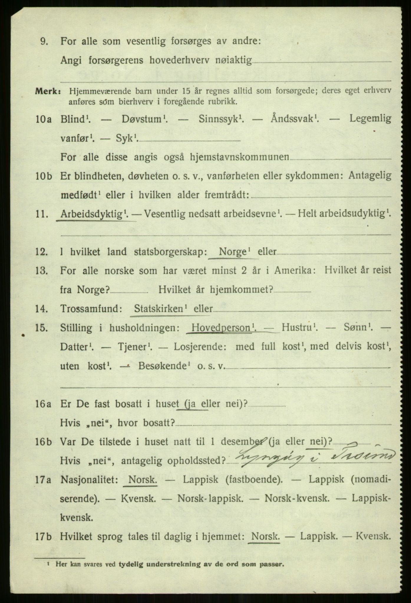 SATØ, Folketelling 1920 for 1934 Tromsøysund herred, 1920, s. 11525