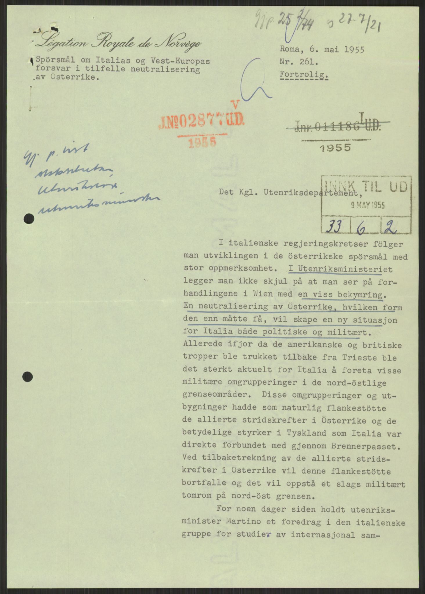 Utenriksdepartementet, RA/S-2259, 1951-1959, s. 479