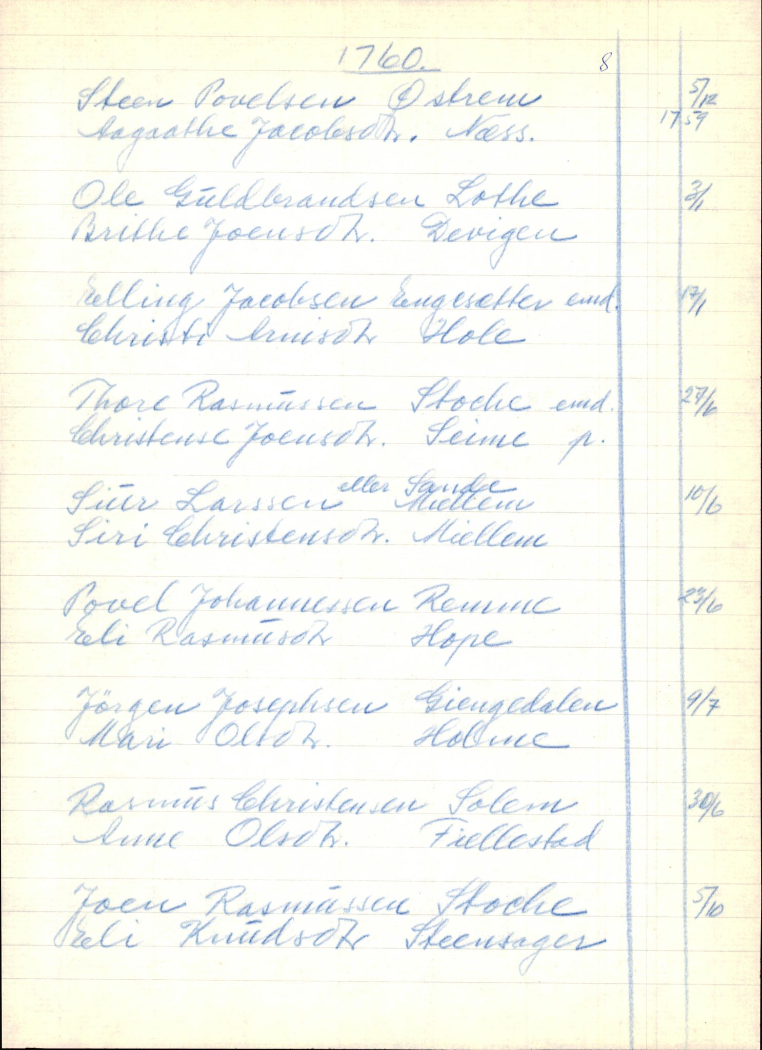 Samling av fulltekstavskrifter, SAB/FULLTEKST/B/14/0003: Gloppen sokneprestembete, ministerialbok nr. A 4, 1758-1784, s. 9