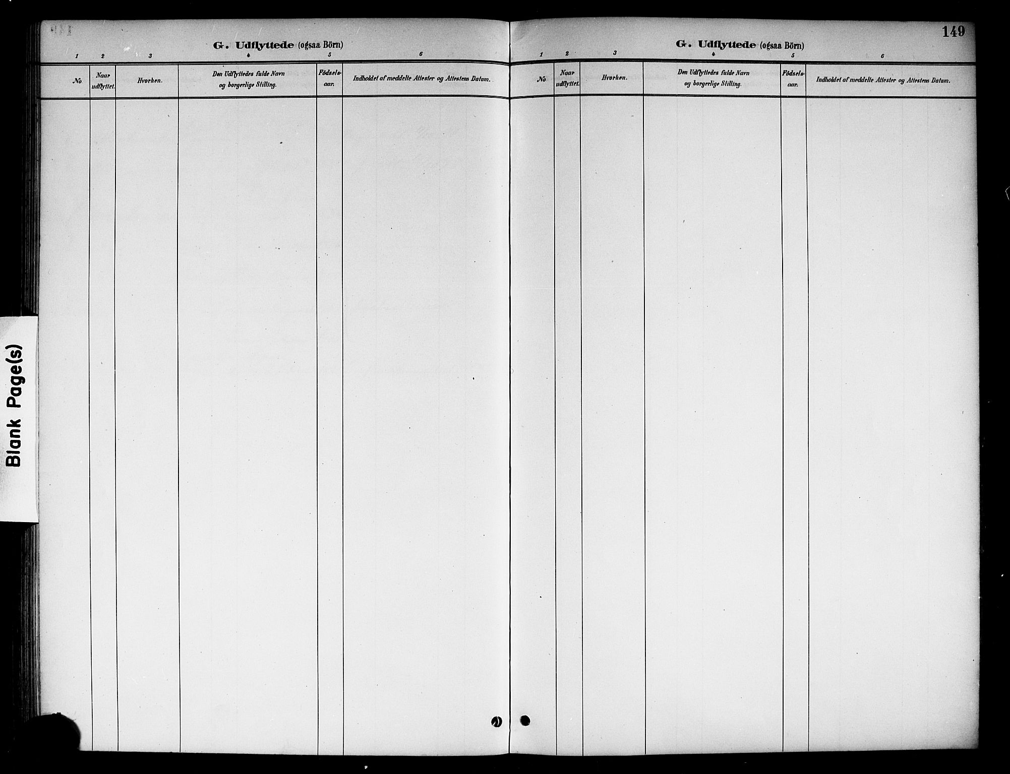 Brunlanes kirkebøker, SAKO/A-342/G/Gc/L0002: Klokkerbok nr. III 2, 1891-1922, s. 149