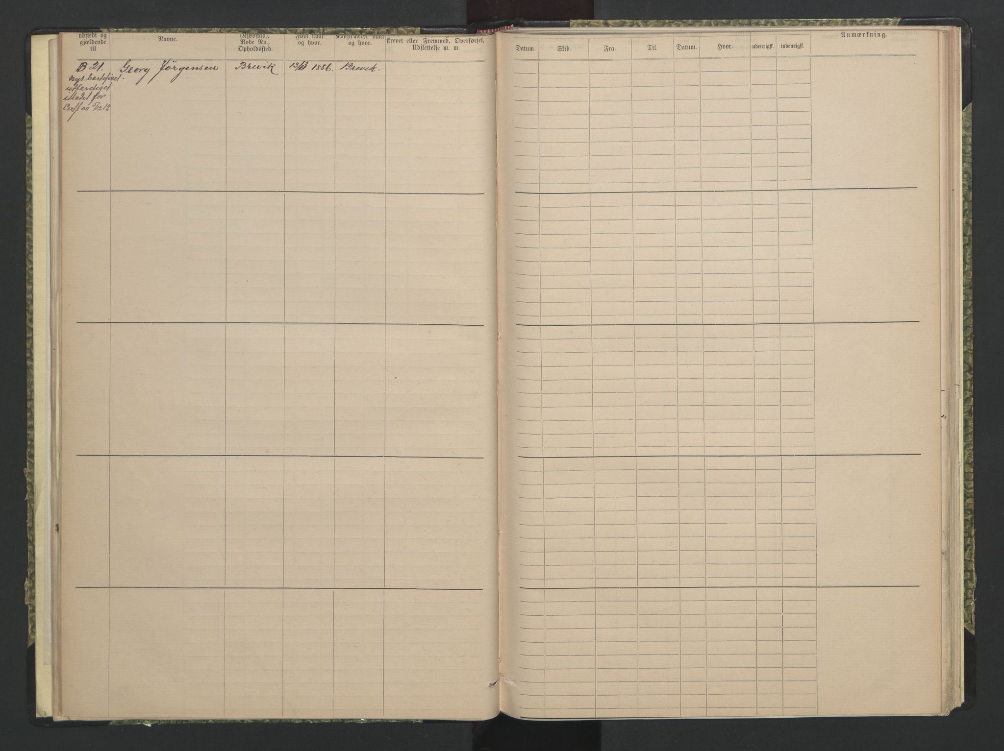 Brevik innrulleringskontor, AV/SAKO-A-833/F/Fc/L0002: Diverse ruller, 1860-1948, s. 4