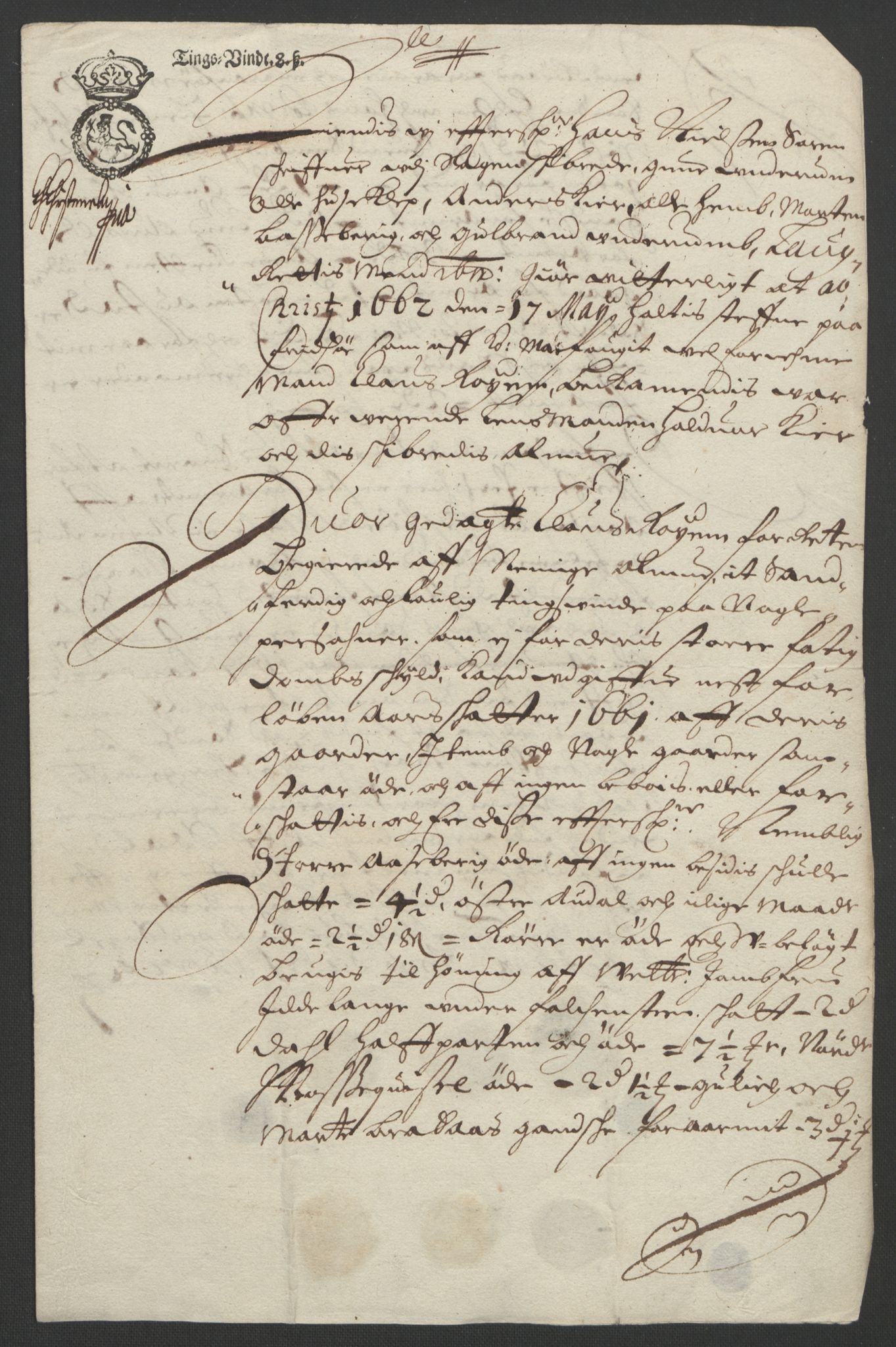 Rentekammeret inntil 1814, Reviderte regnskaper, Fogderegnskap, RA/EA-4092/R32/L1838: Fogderegnskap Jarlsberg grevskap, 1661-1663, s. 313
