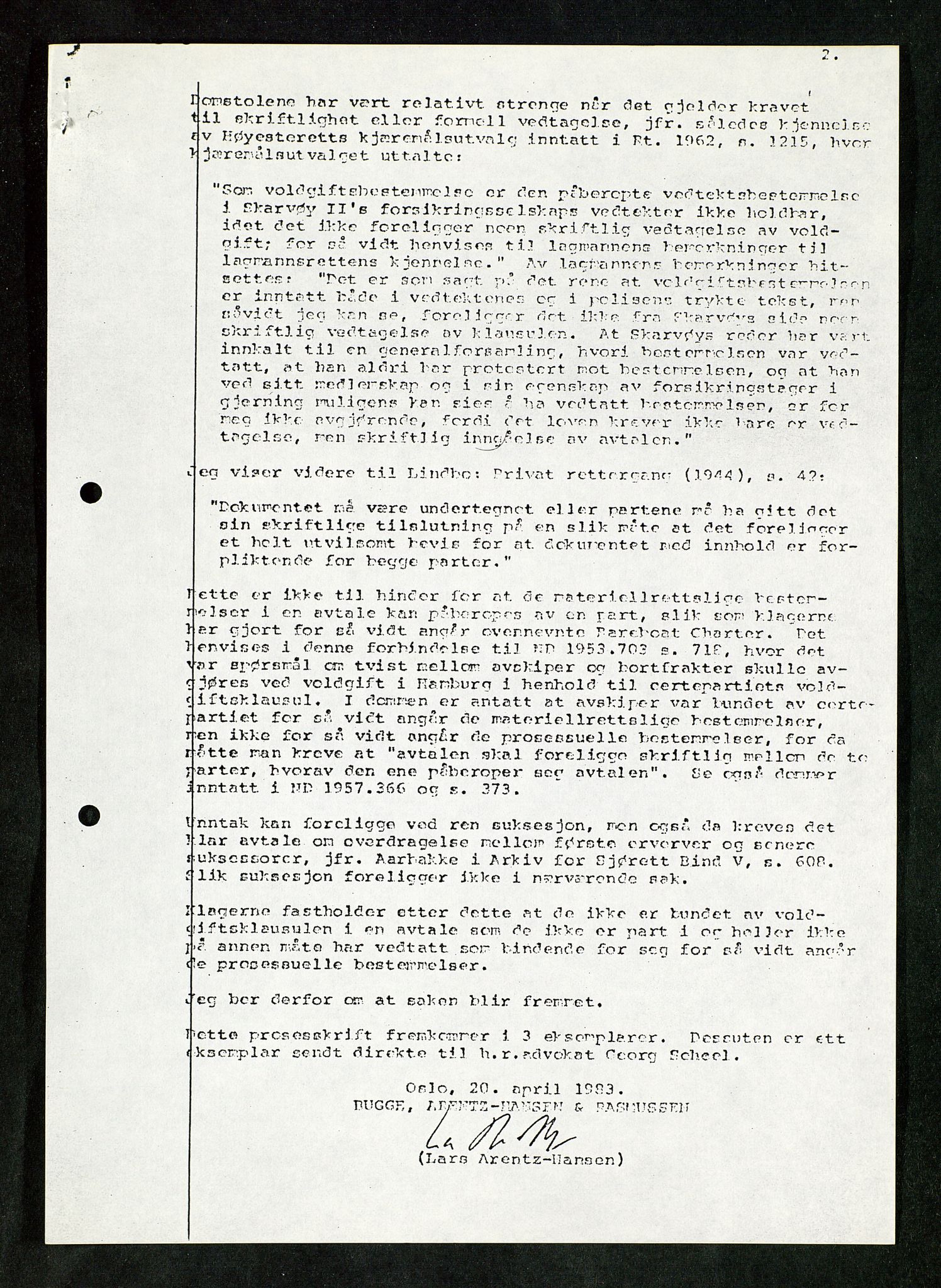 Pa 1503 - Stavanger Drilling AS, AV/SAST-A-101906/Da/L0017: Alexander L. Kielland - Saks- og korrespondansearkiv, 1981-1984, s. 299