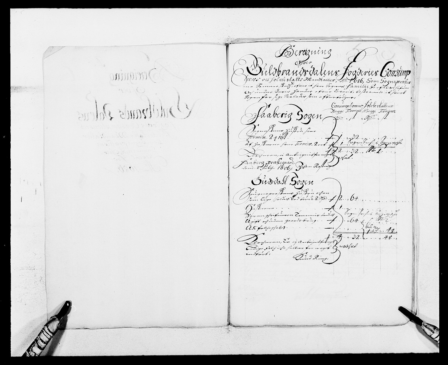 Rentekammeret inntil 1814, Reviderte regnskaper, Fogderegnskap, RA/EA-4092/R17/L1161: Fogderegnskap Gudbrandsdal, 1682-1689, s. 243