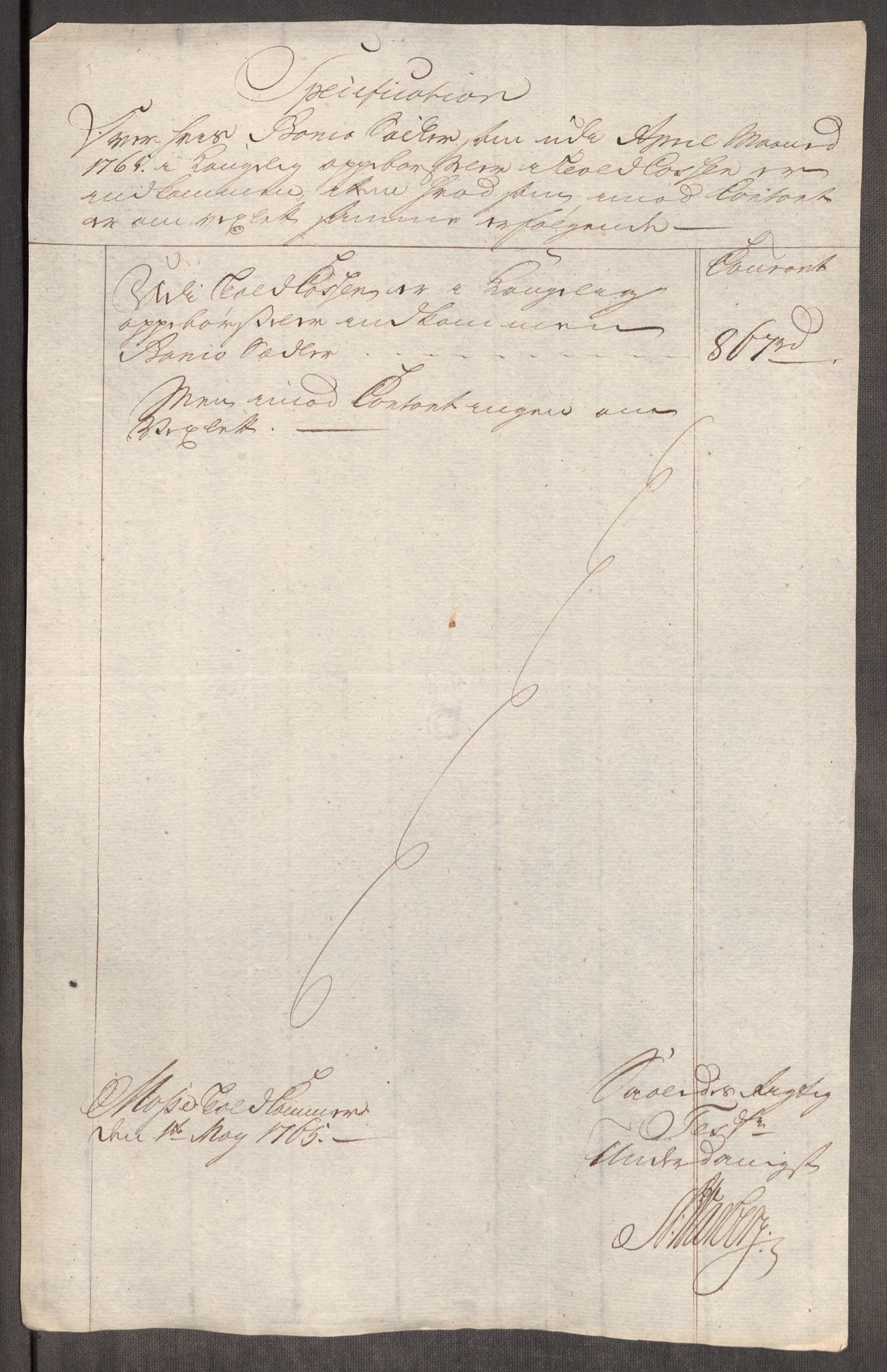 Rentekammeret inntil 1814, Realistisk ordnet avdeling, AV/RA-EA-4070/Oe/L0008: [Ø1]: Priskuranter, 1764-1768, s. 314