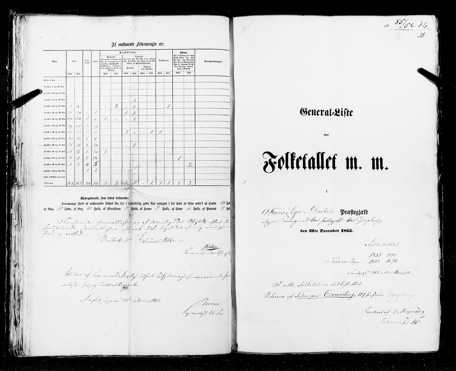 RA, Folketellingen 1855, bind 1: Akershus amt, Smålenenes amt og Hedemarken amt, 1855, s. 33