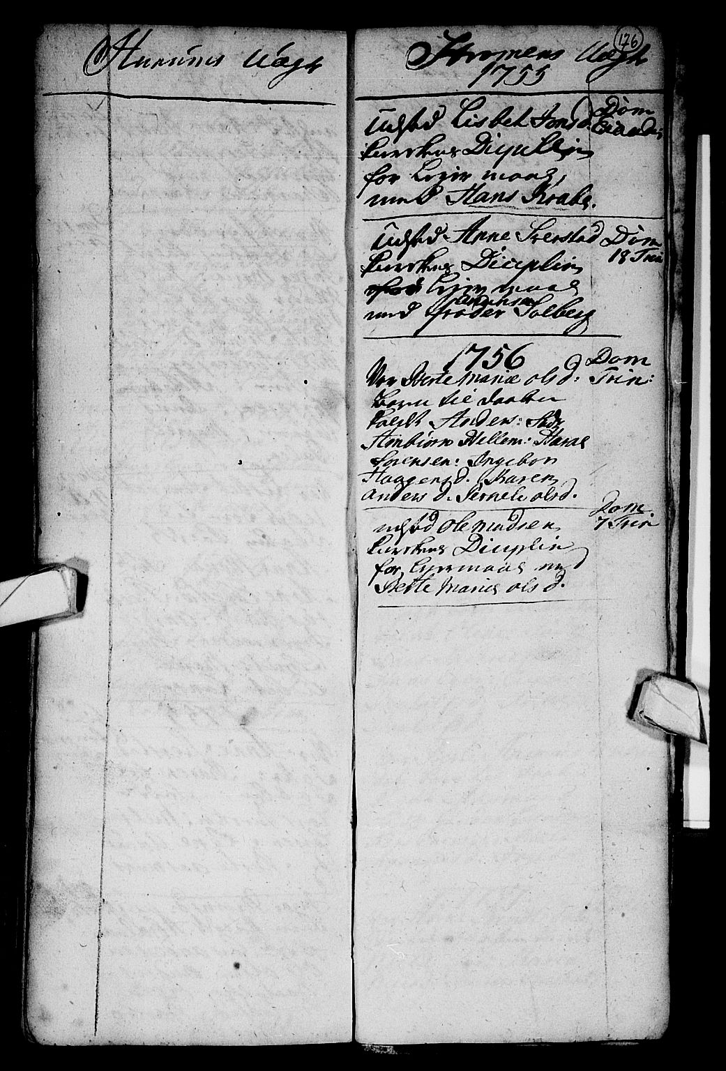 Hurum kirkebøker, SAKO/A-229/F/Fa/L0002: Ministerialbok nr. 2, 1733-1757, s. 176
