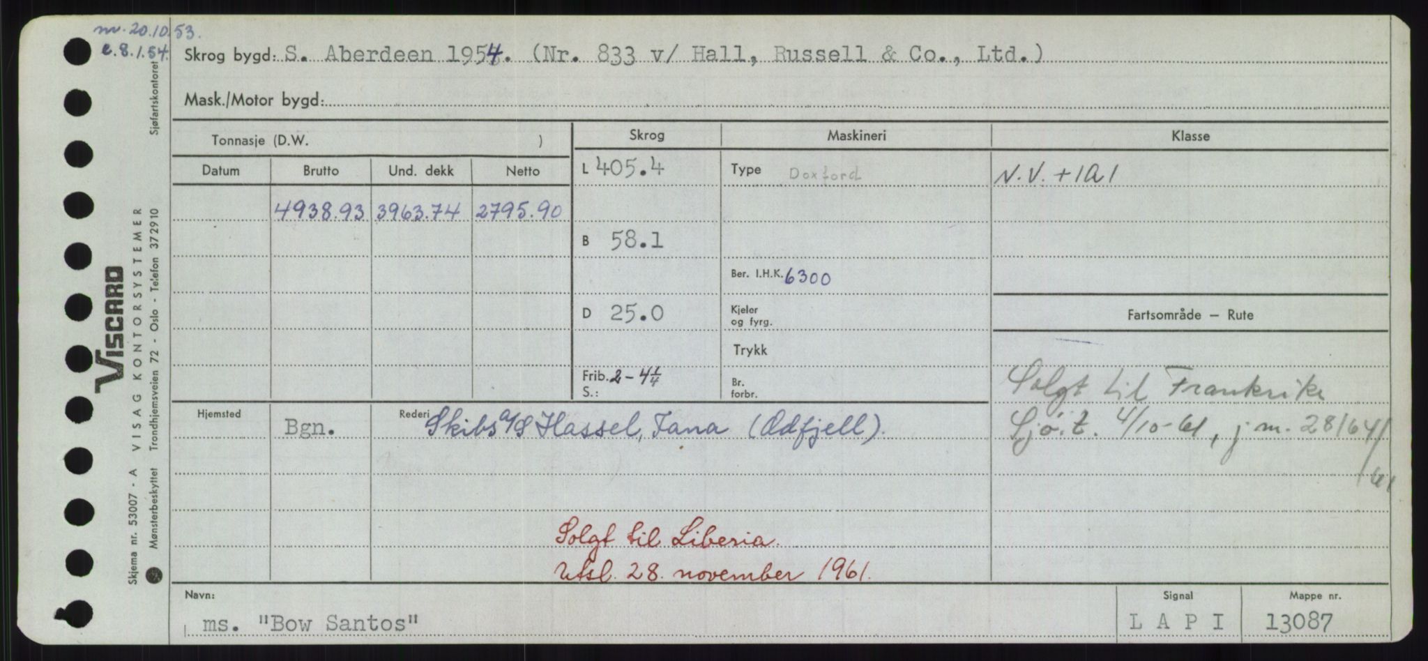 Sjøfartsdirektoratet med forløpere, Skipsmålingen, AV/RA-S-1627/H/Hd/L0004: Fartøy, Bia-Boy, s. 663