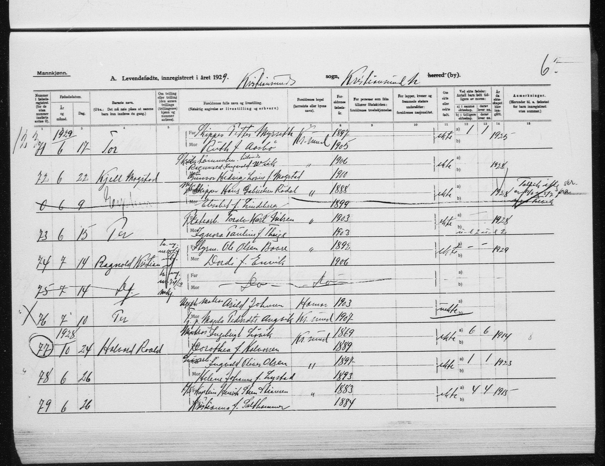 Ministerialprotokoller, klokkerbøker og fødselsregistre - Møre og Romsdal, AV/SAT-A-1454/572/L0864: Ministerialbok nr. 572D08, 1921-1935