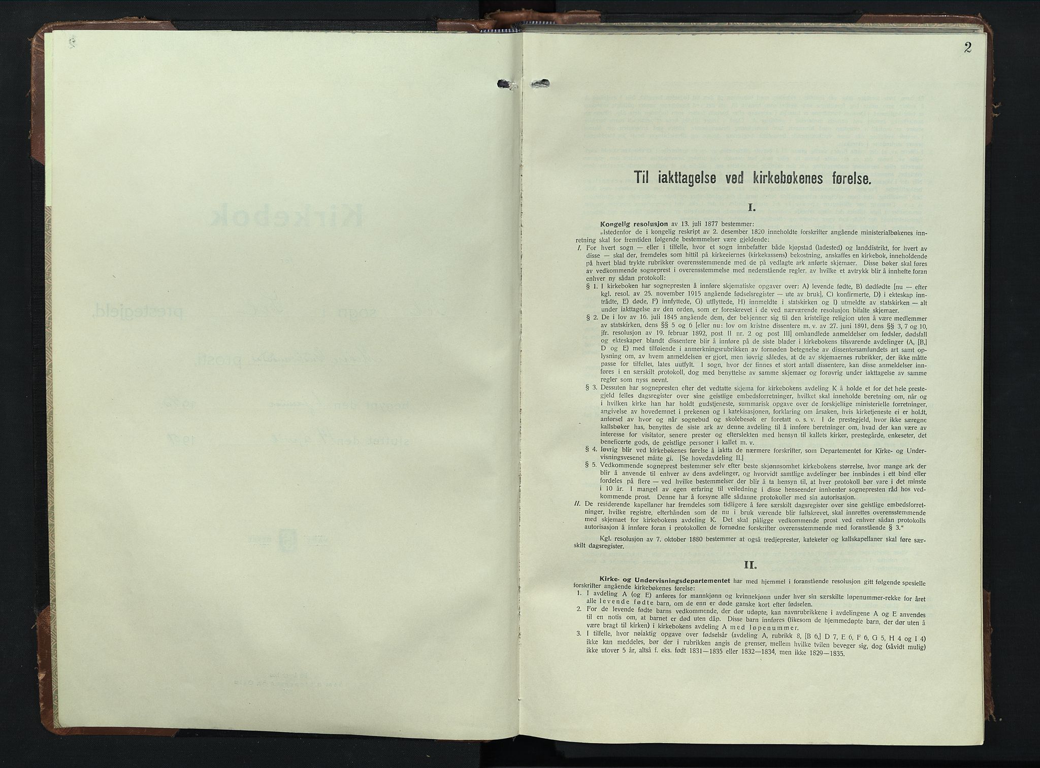 Sel prestekontor, AV/SAH-PREST-074/H/Ha/Hab/L0003: Klokkerbok nr. 3, 1940-1951, s. 2