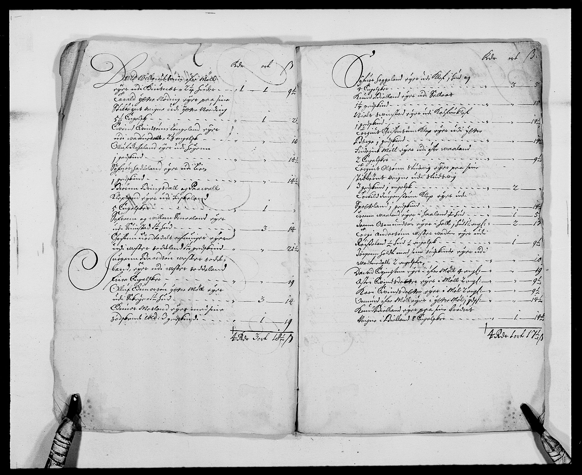Rentekammeret inntil 1814, Reviderte regnskaper, Fogderegnskap, RA/EA-4092/R42/L2539: Mandal fogderi, 1671-1675, s. 269