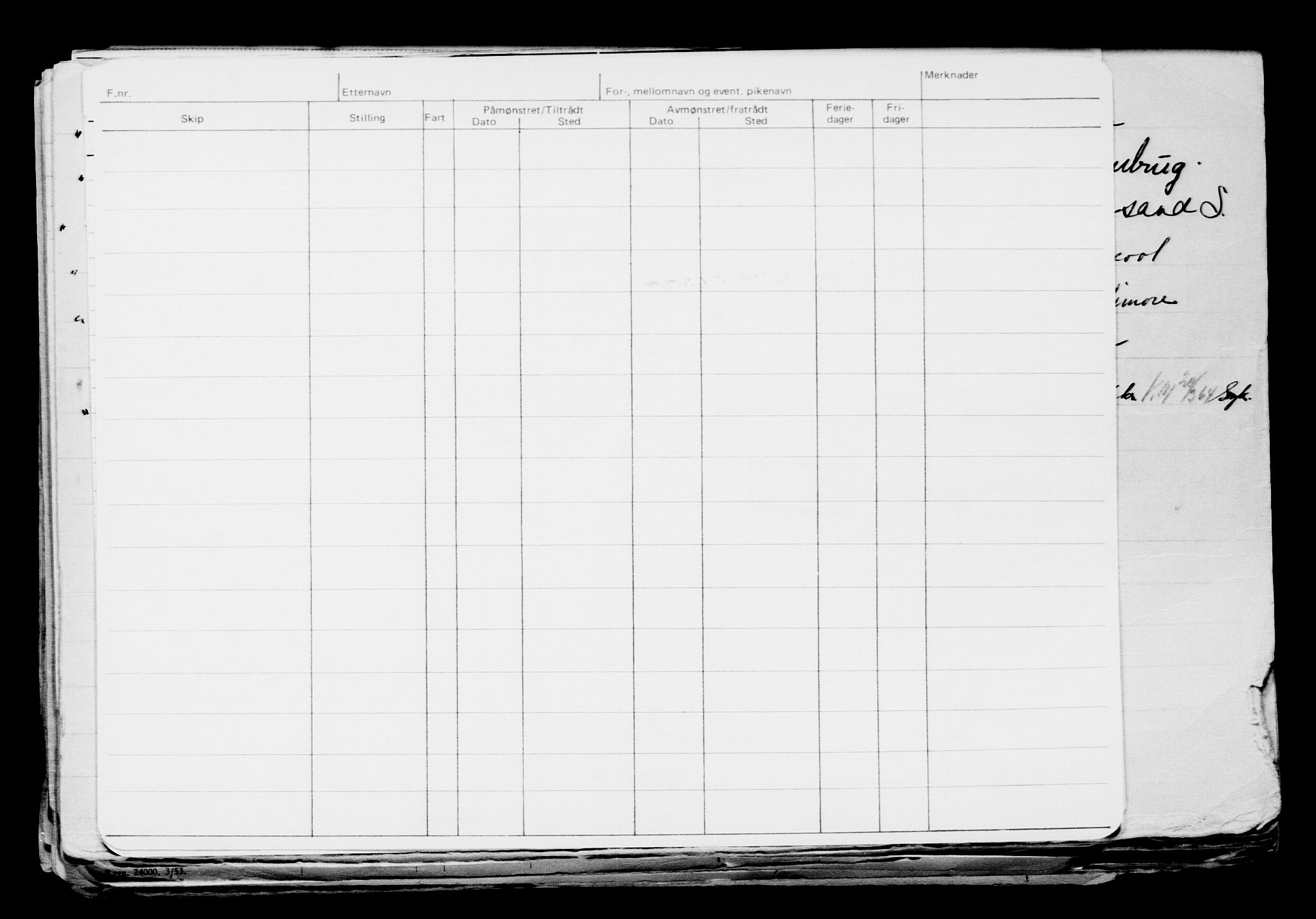 Direktoratet for sjømenn, AV/RA-S-3545/G/Gb/L0165: Hovedkort, 1918-1919, s. 732