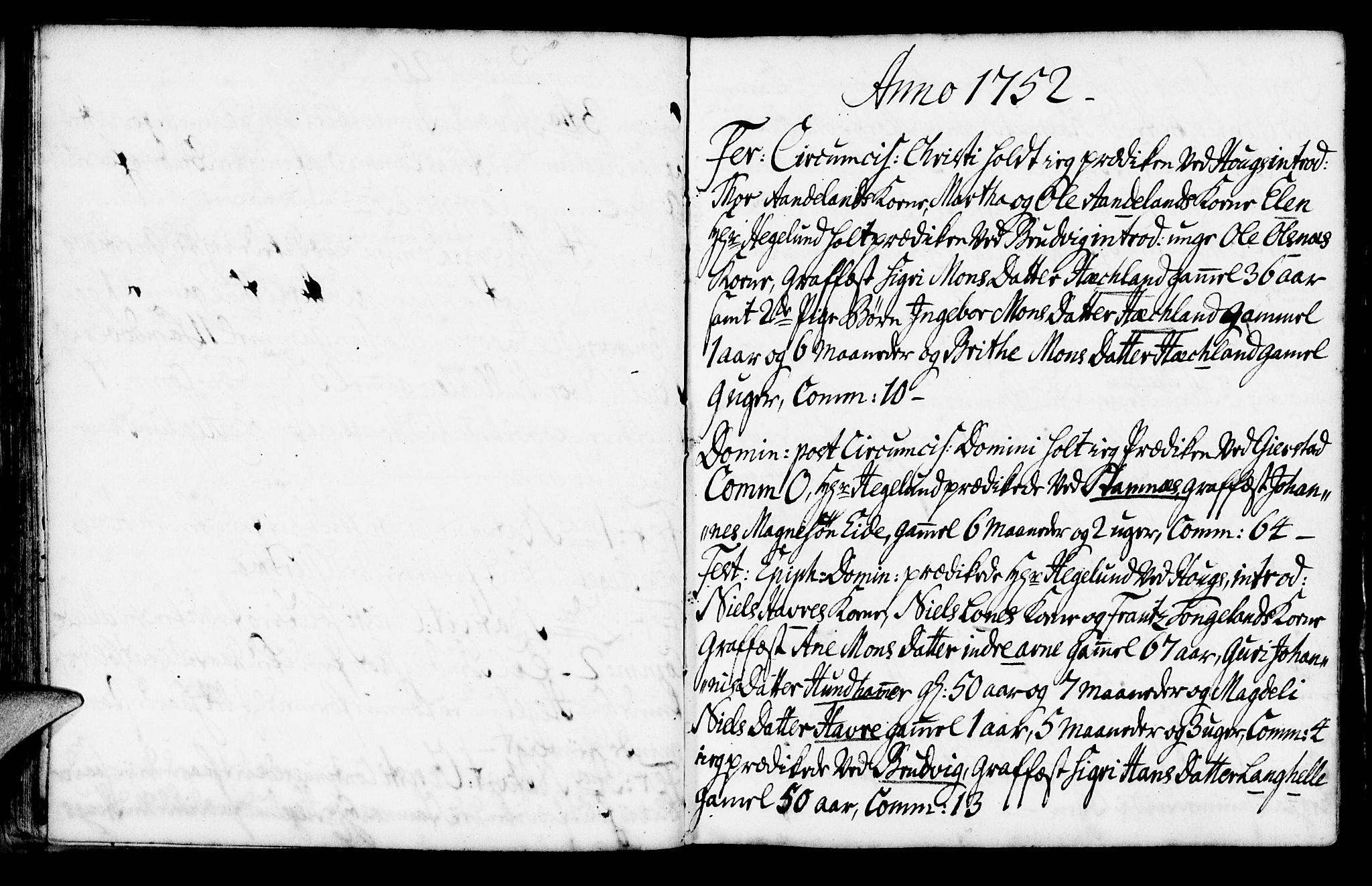 Haus sokneprestembete, SAB/A-75601/H/Haa: Ministerialbok nr. A 7, 1748-1766, s. 40
