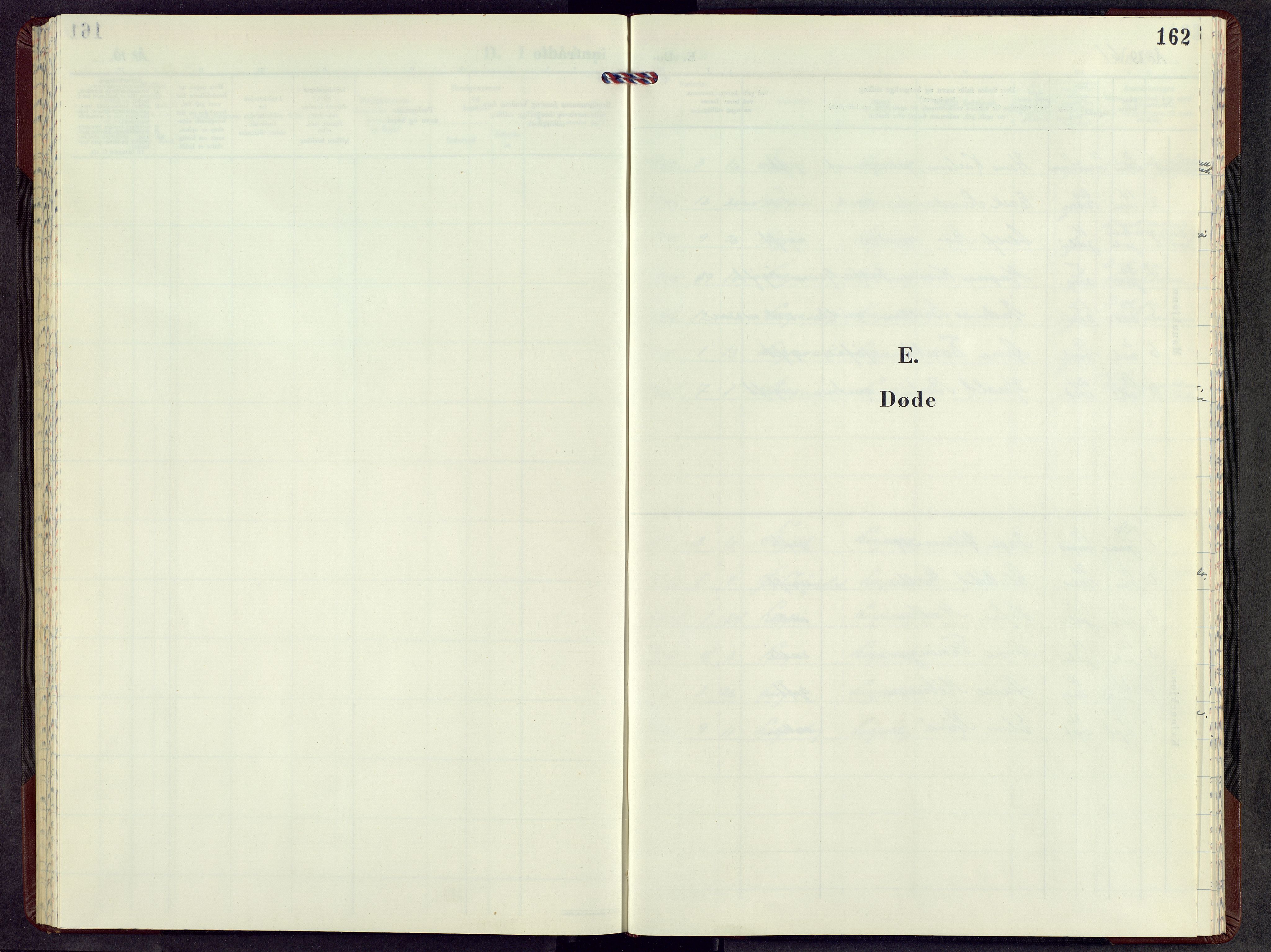 Lesja prestekontor, AV/SAH-PREST-068/H/Ha/Hab/L0012: Klokkerbok nr. 12, 1961-1968, s. 162
