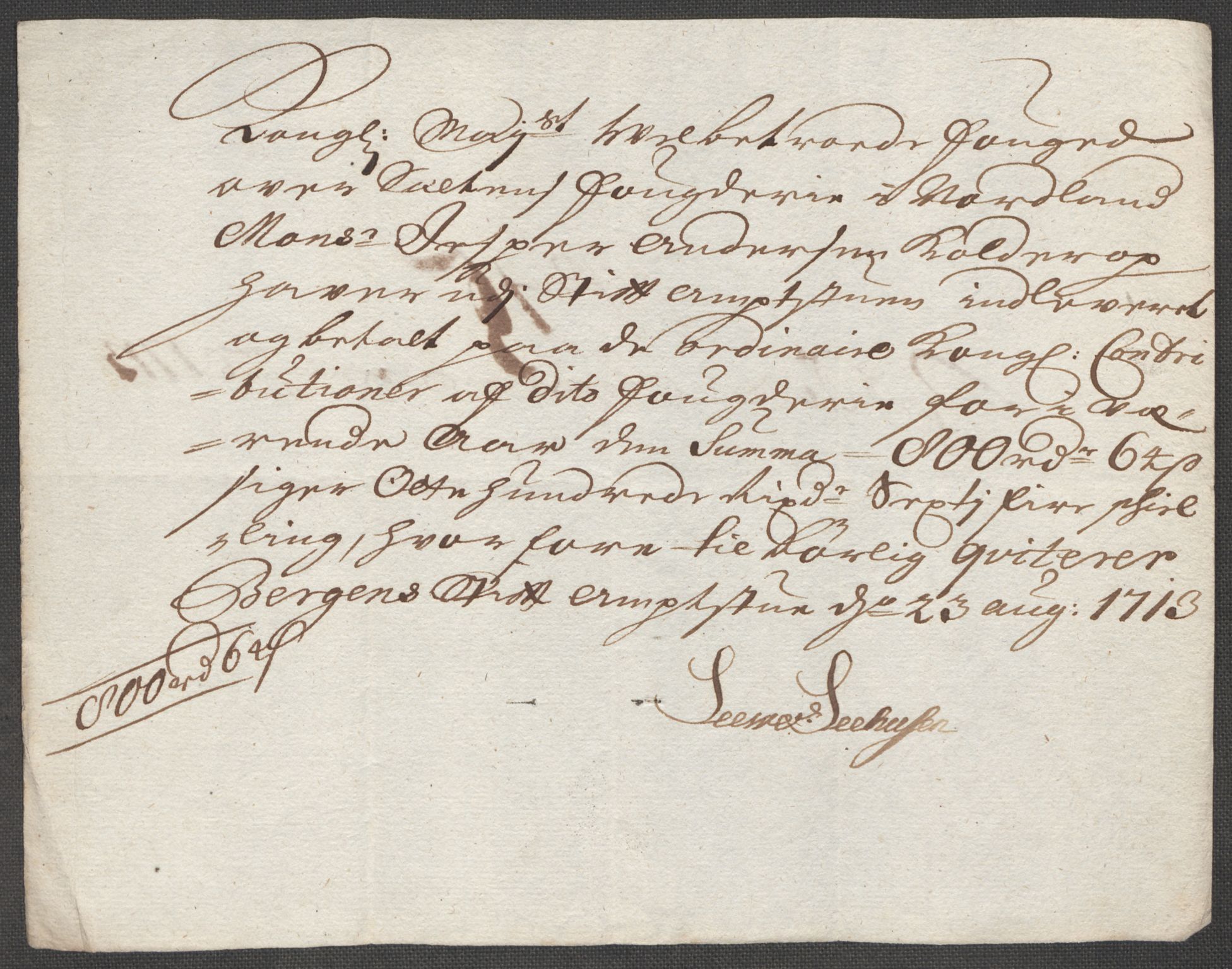 Rentekammeret inntil 1814, Reviderte regnskaper, Fogderegnskap, AV/RA-EA-4092/R66/L4583: Fogderegnskap Salten, 1713, s. 218