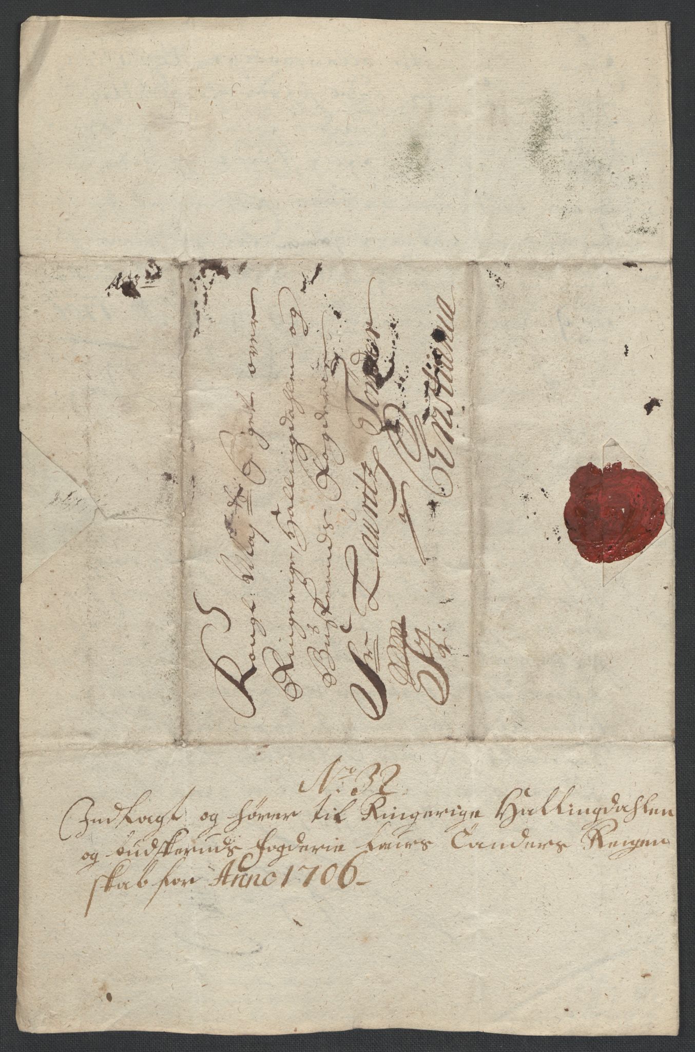 Rentekammeret inntil 1814, Reviderte regnskaper, Fogderegnskap, AV/RA-EA-4092/R22/L1465: Fogderegnskap Ringerike, Hallingdal og Buskerud, 1706, s. 332